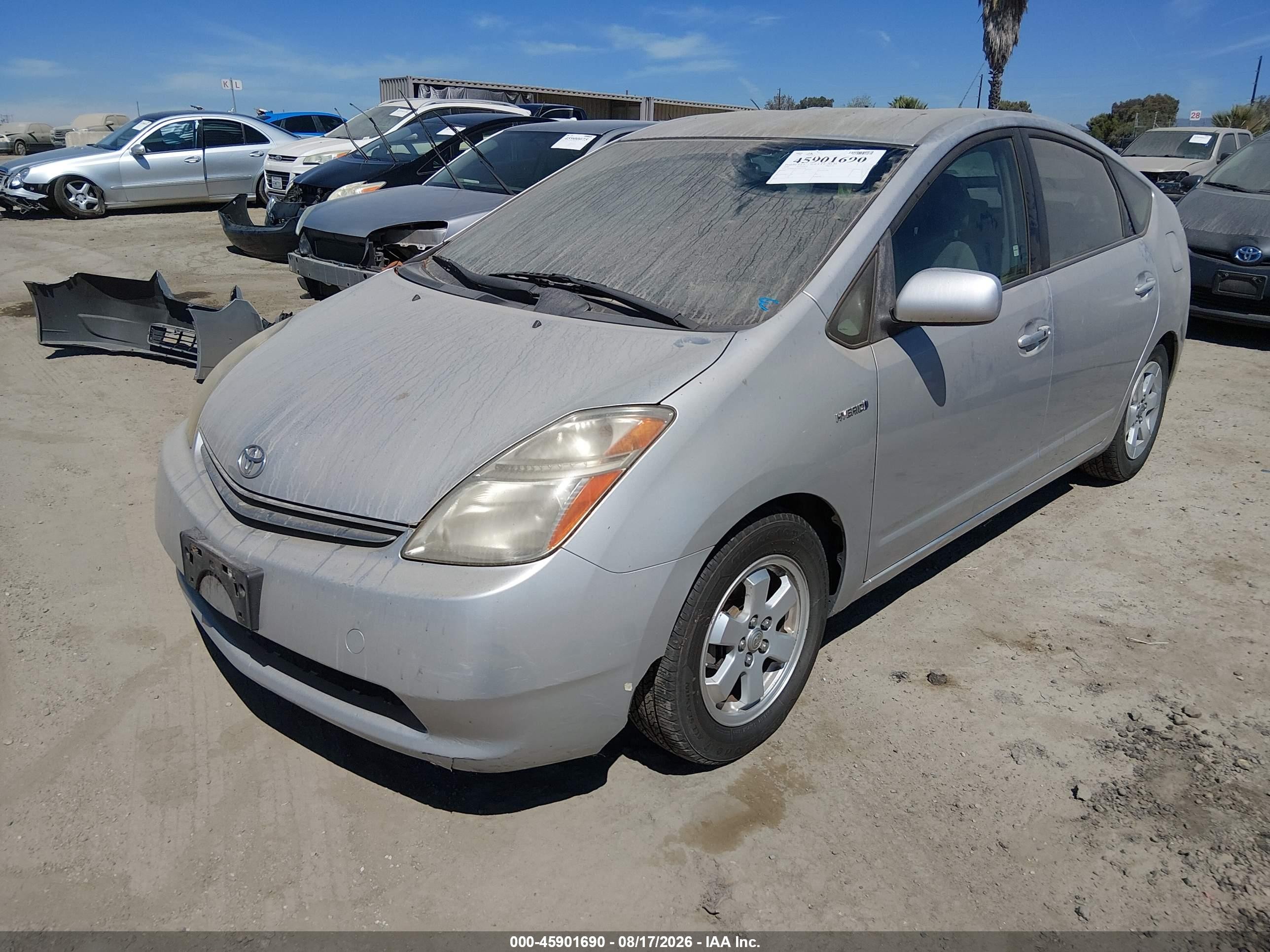 2009 Toyota Prius   Silver vin: JTDKB20U193471779