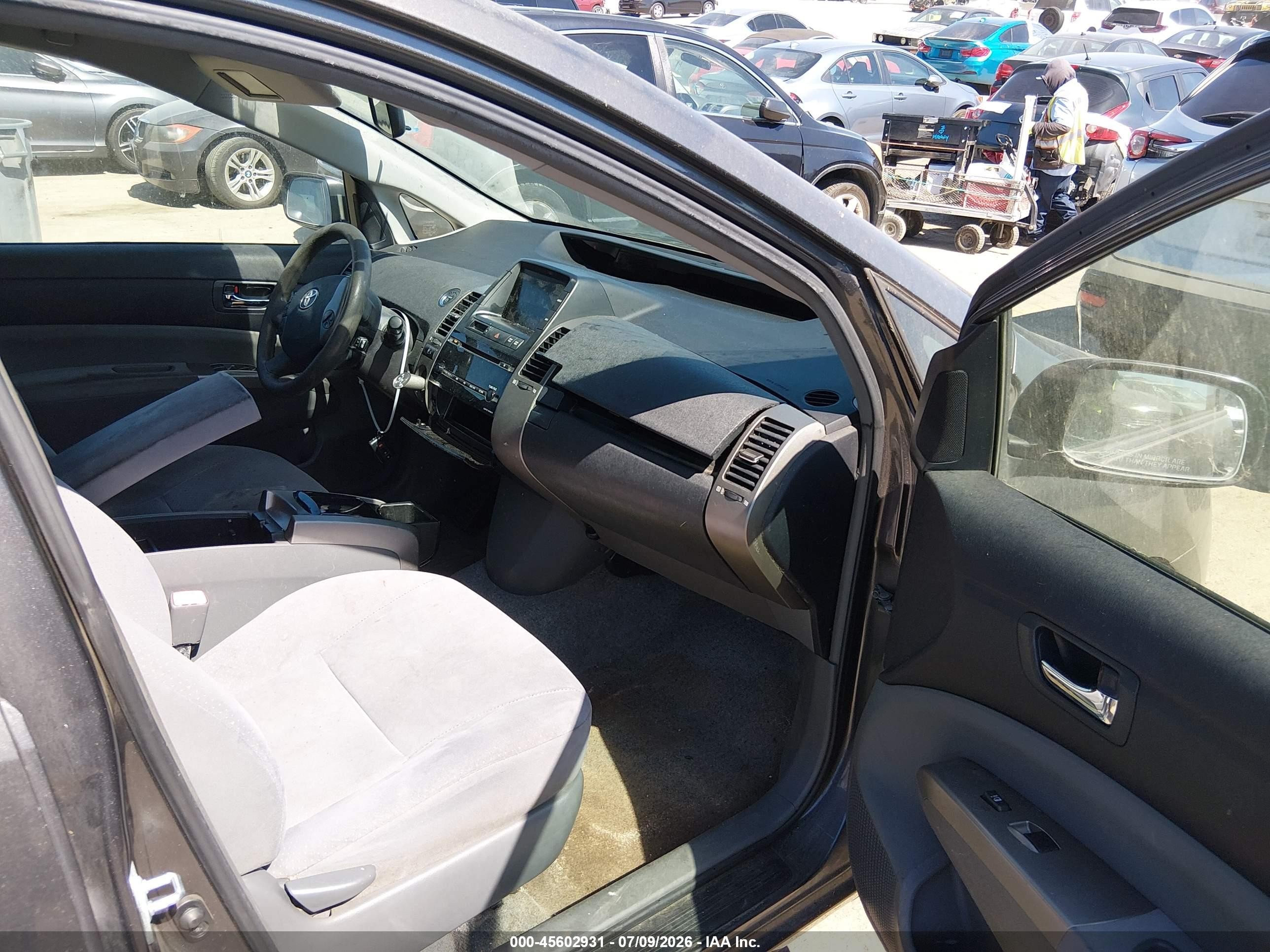 2009 Toyota Prius   Gray vin: JTDKB20U193479462