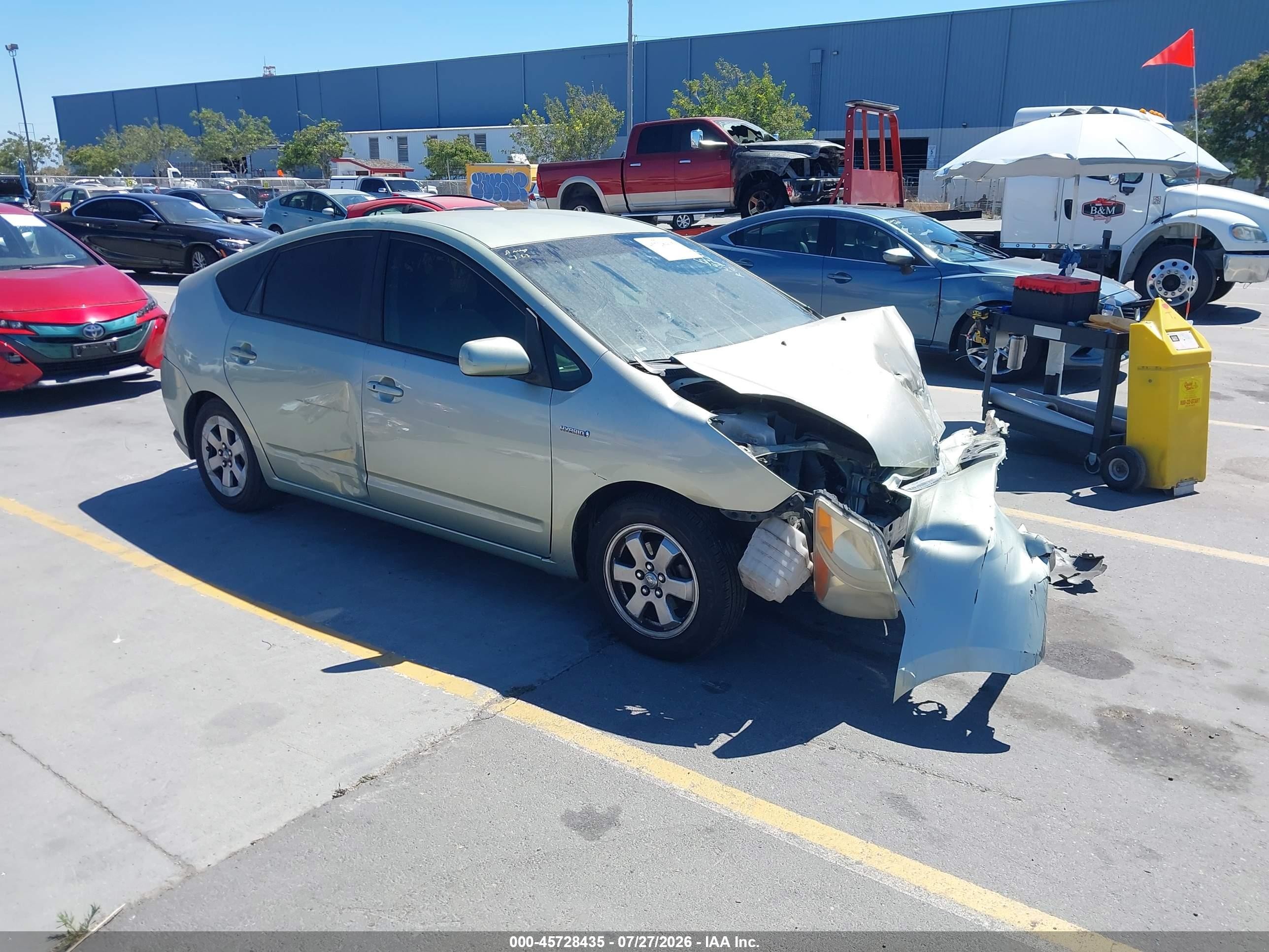 2009 Toyota Prius Green vin: JTDKB20U193489716
