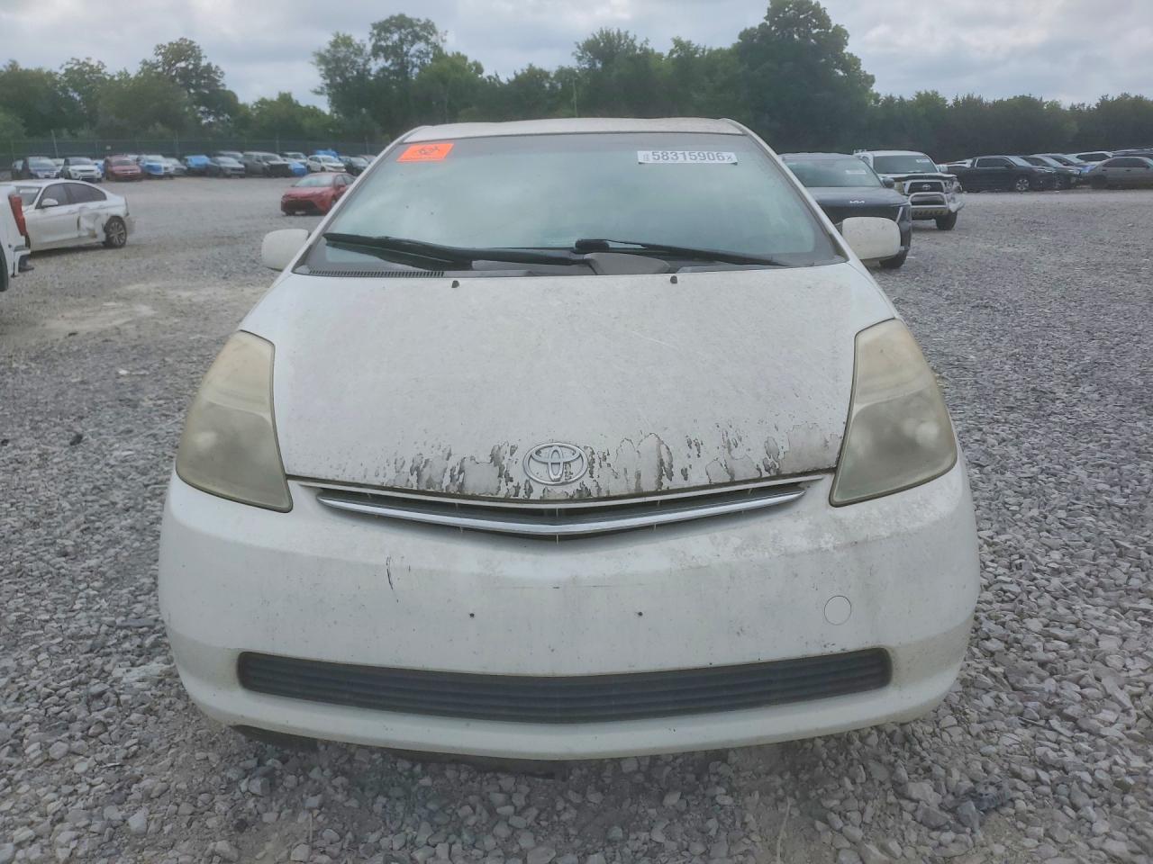 2009 Toyota Prius Base White vin: JTDKB20U193494222