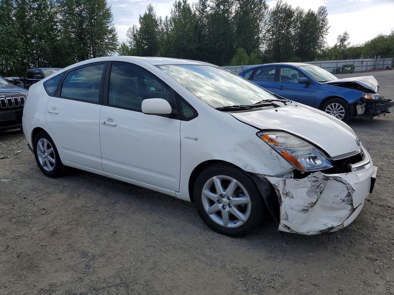 2009 Toyota Prius Touring White vin: JTDKB20U193506983