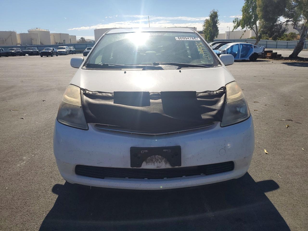 2009 Toyota Prius Base White vin: JTDKB20U193516607