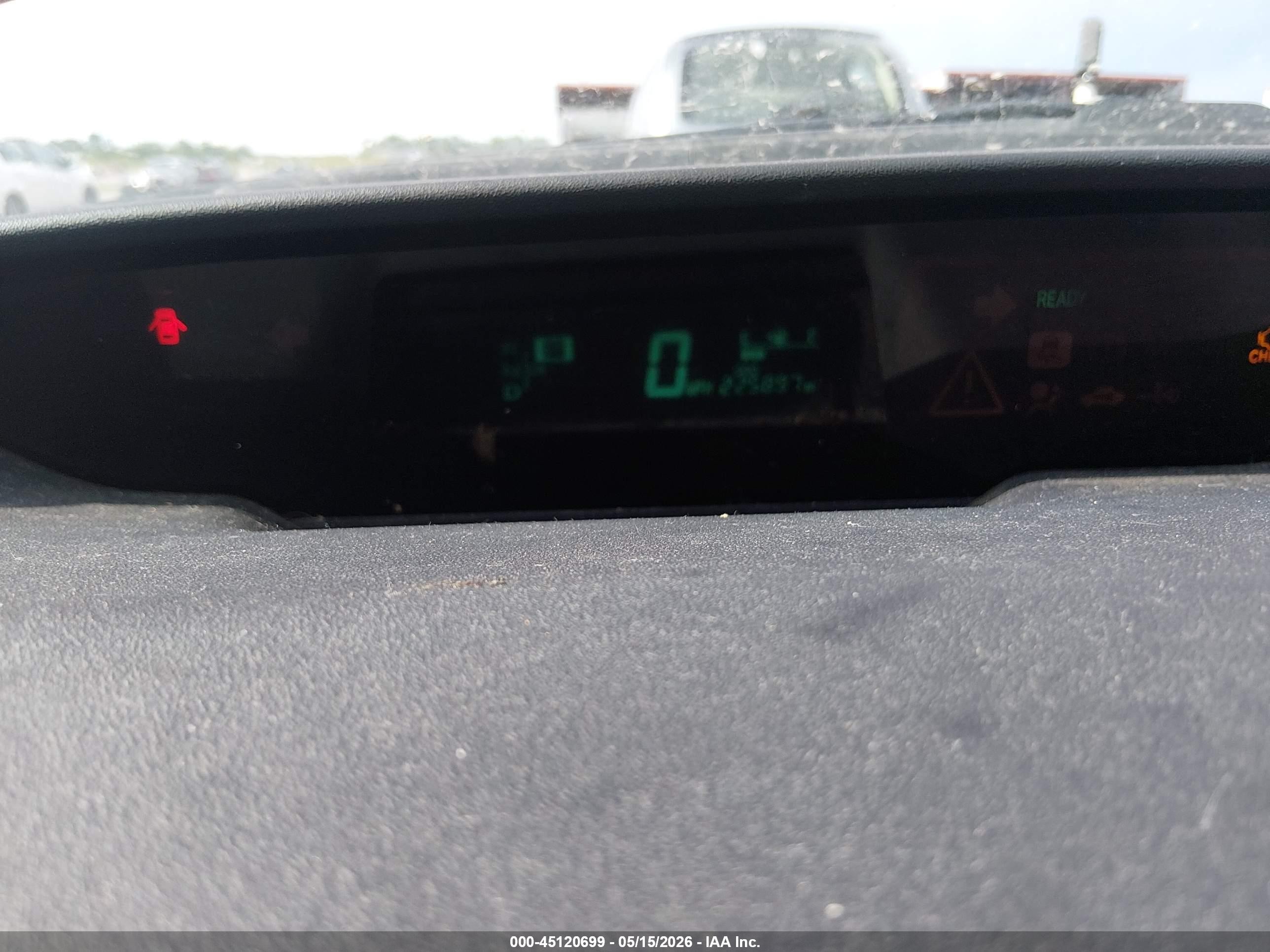 2009 Toyota Prius Red vin: JTDKB20U193529809