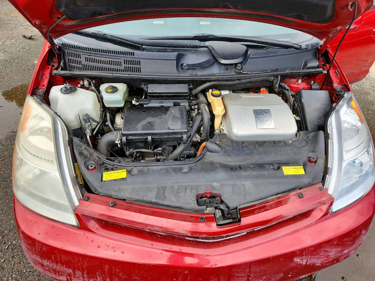 2009 Toyota Prius Touring Красный vin: JTDKB20U197823719