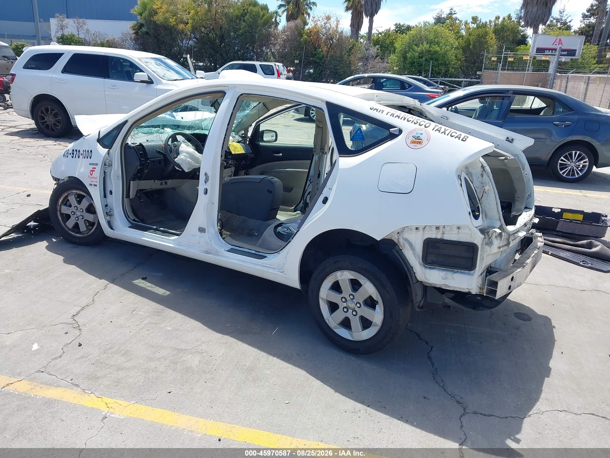 2009 Toyota Prius   White vin: JTDKB20U197836843