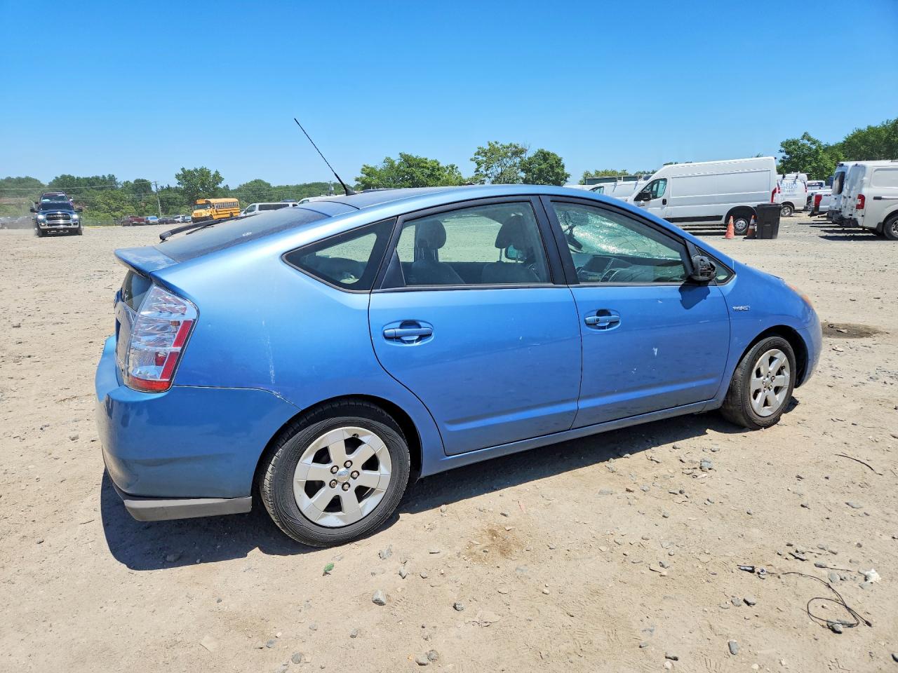 2009 Toyota Prius Base Blue vin: JTDKB20U197844831