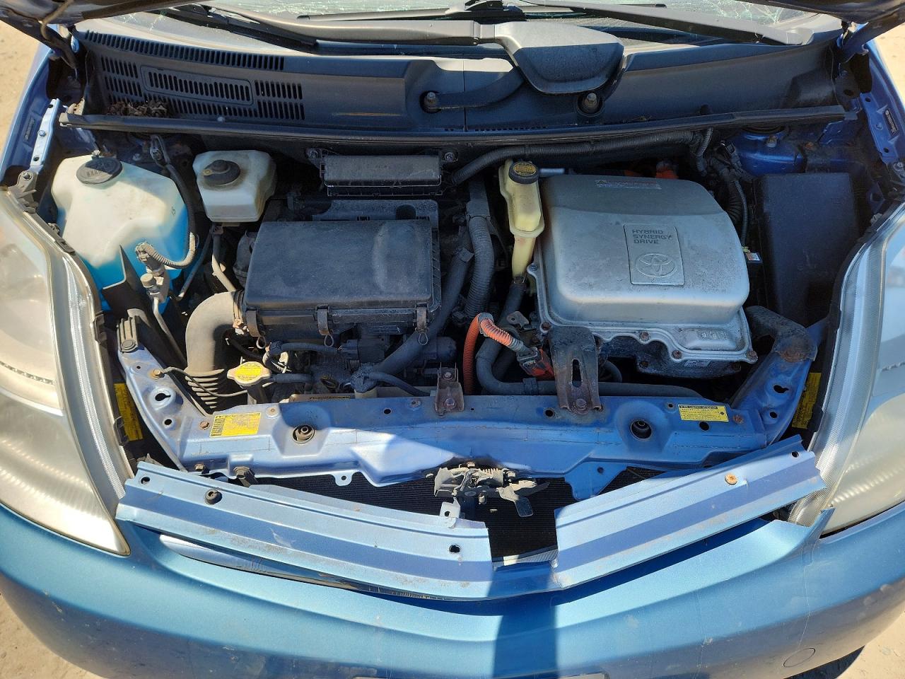 2009 Toyota Prius Base Blue vin: JTDKB20U197844831