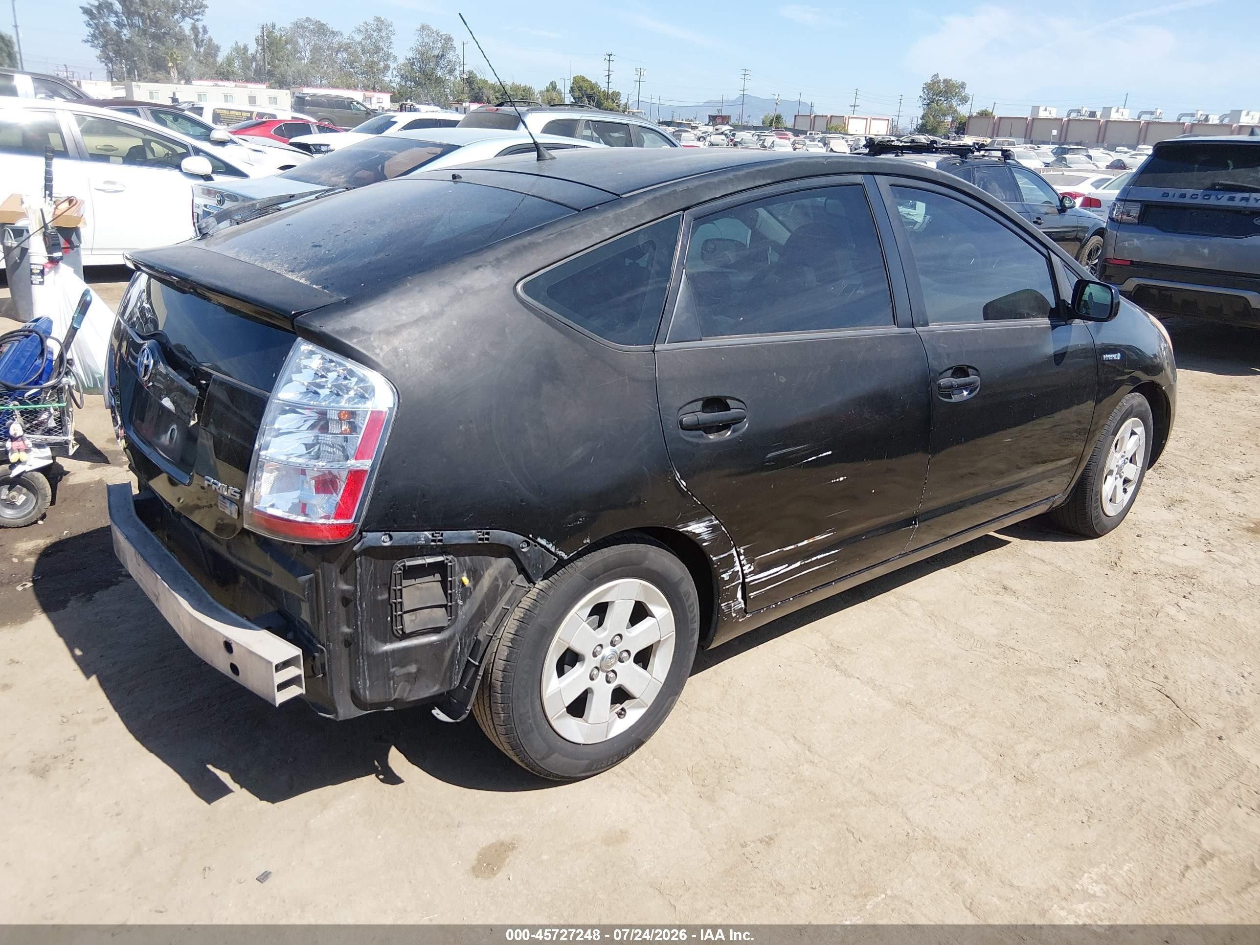 2009 Toyota Prius   Black vin: JTDKB20U197853920