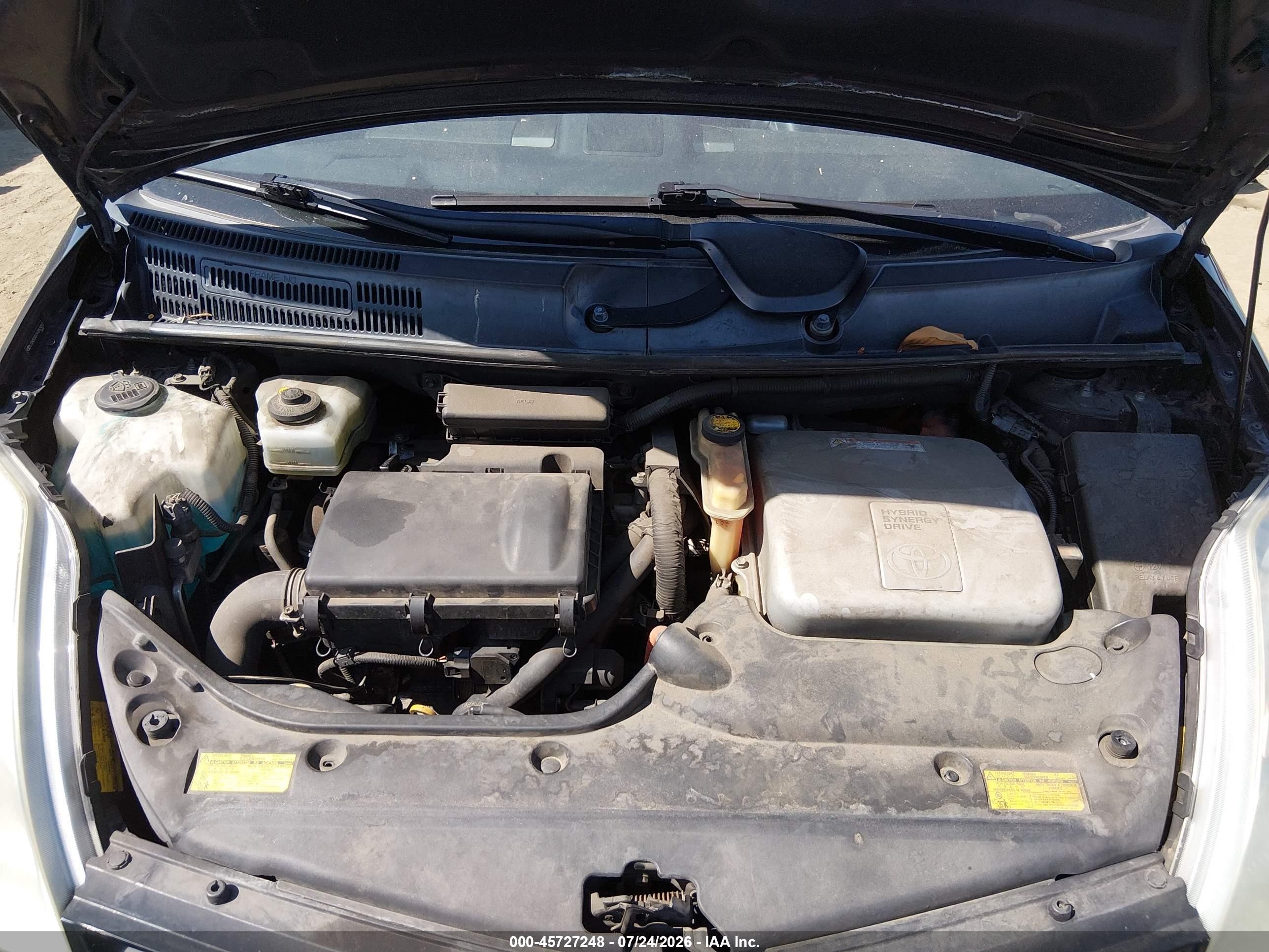 2009 Toyota Prius   Black vin: JTDKB20U197853920