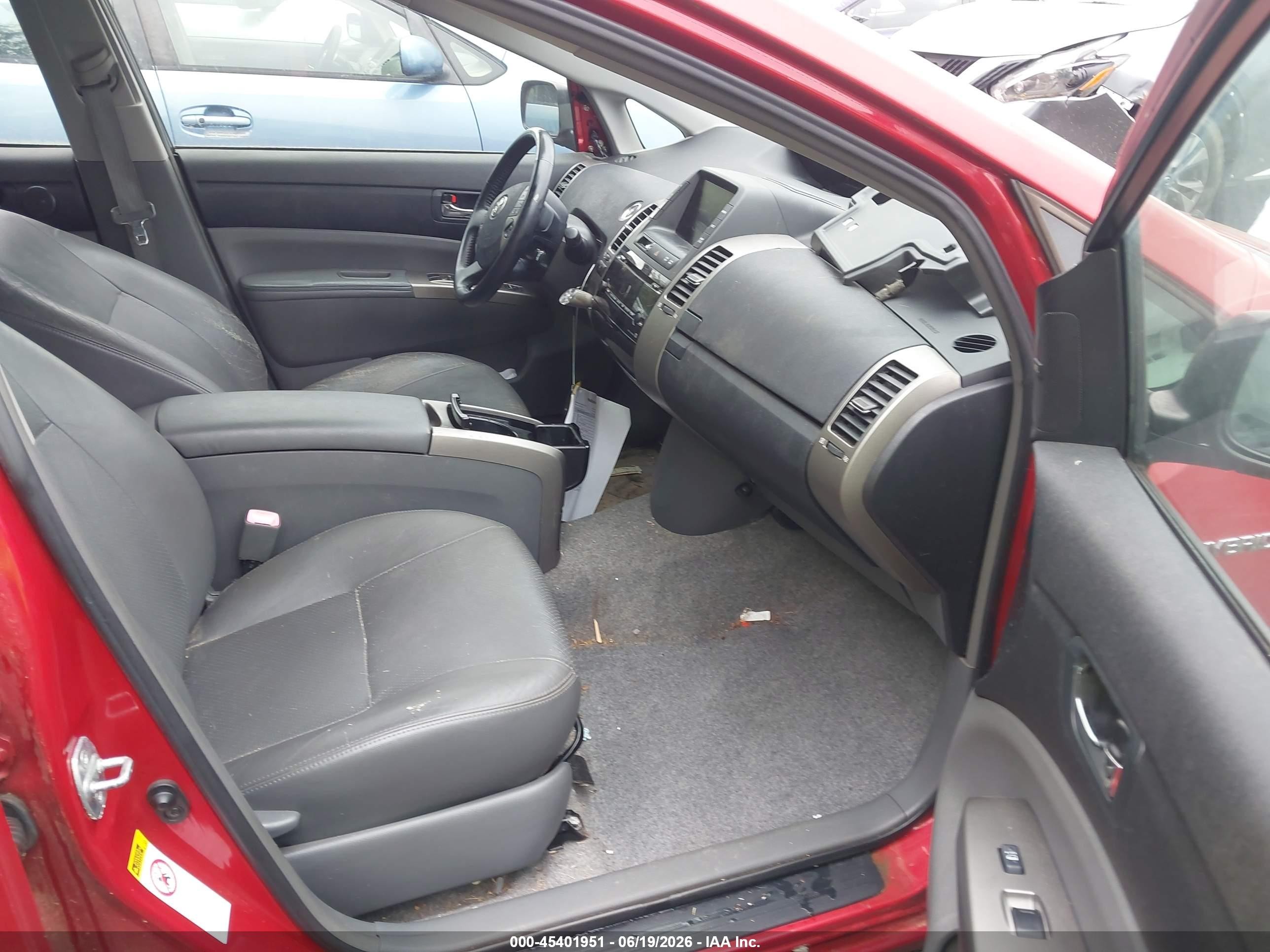 2009 Toyota Prius   Red vin: JTDKB20U197860768