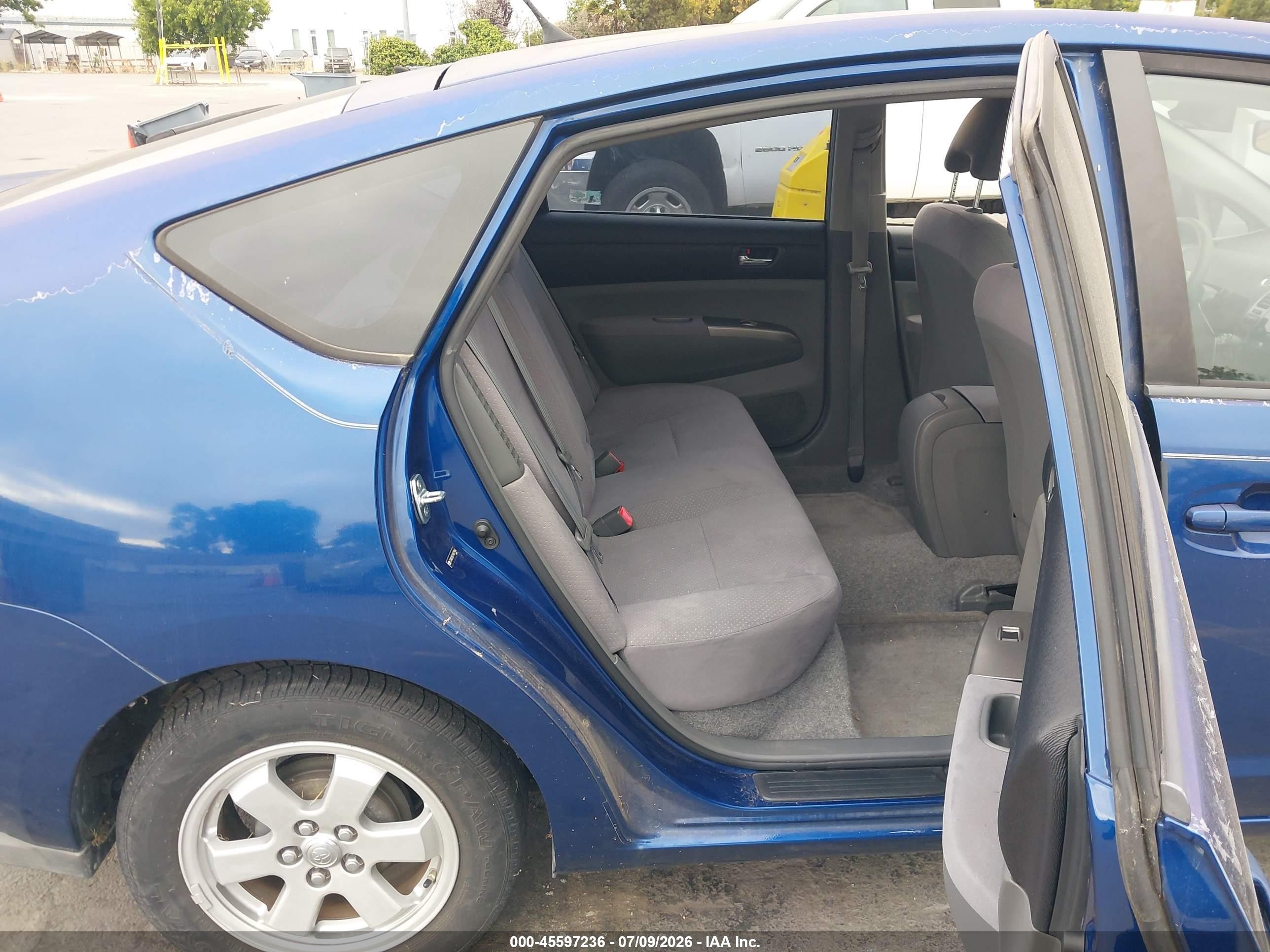 2009 Toyota Prius Standard Blue vin: JTDKB20U197871964