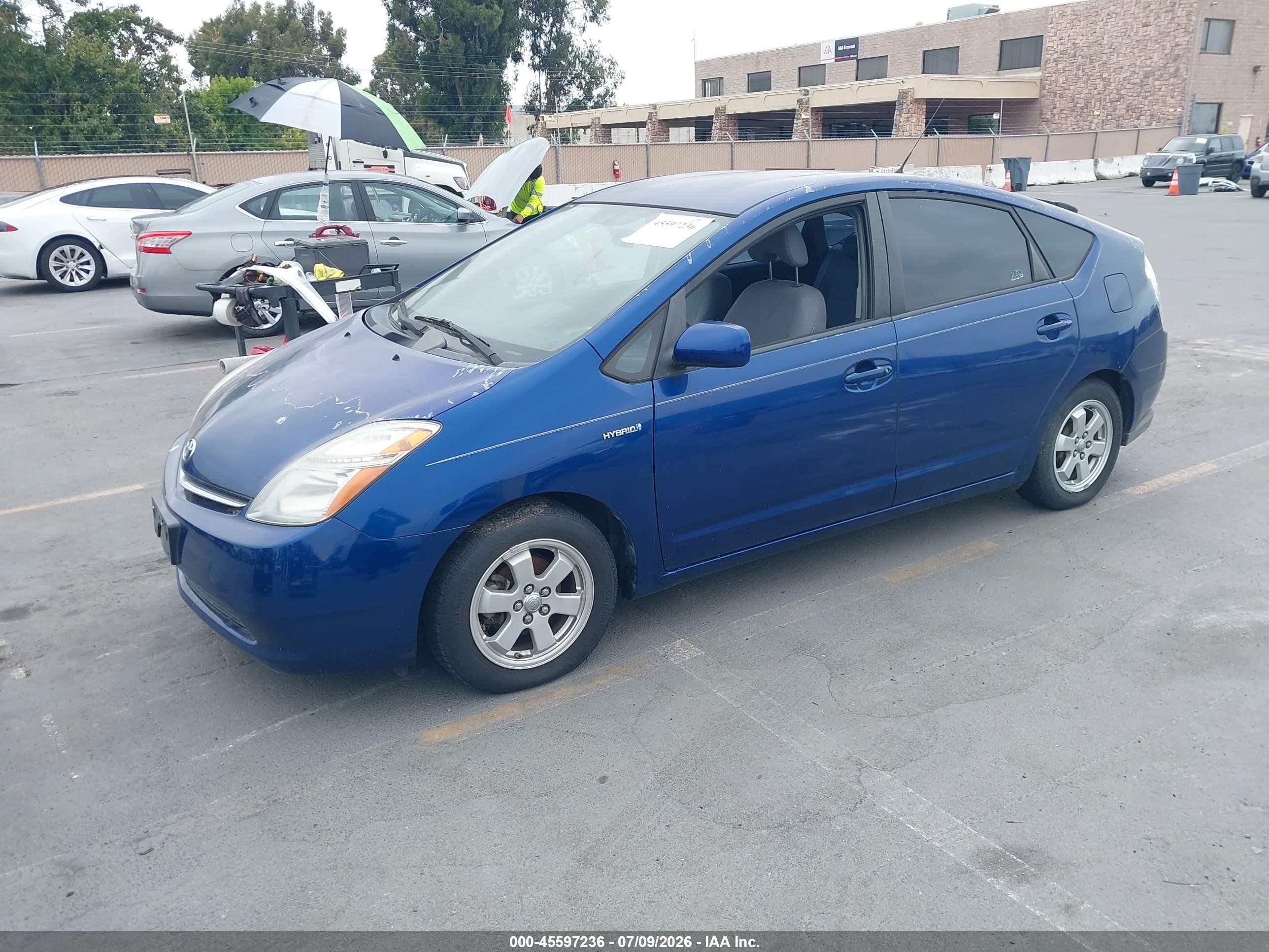 2009 Toyota Prius Standard Blue vin: JTDKB20U197871964
