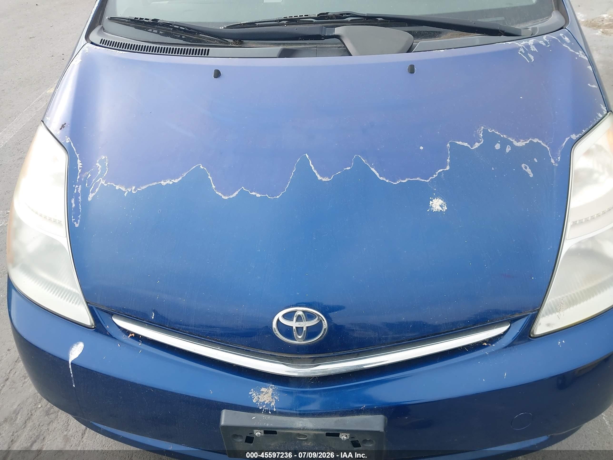 2009 Toyota Prius Standard Blue vin: JTDKB20U197871964