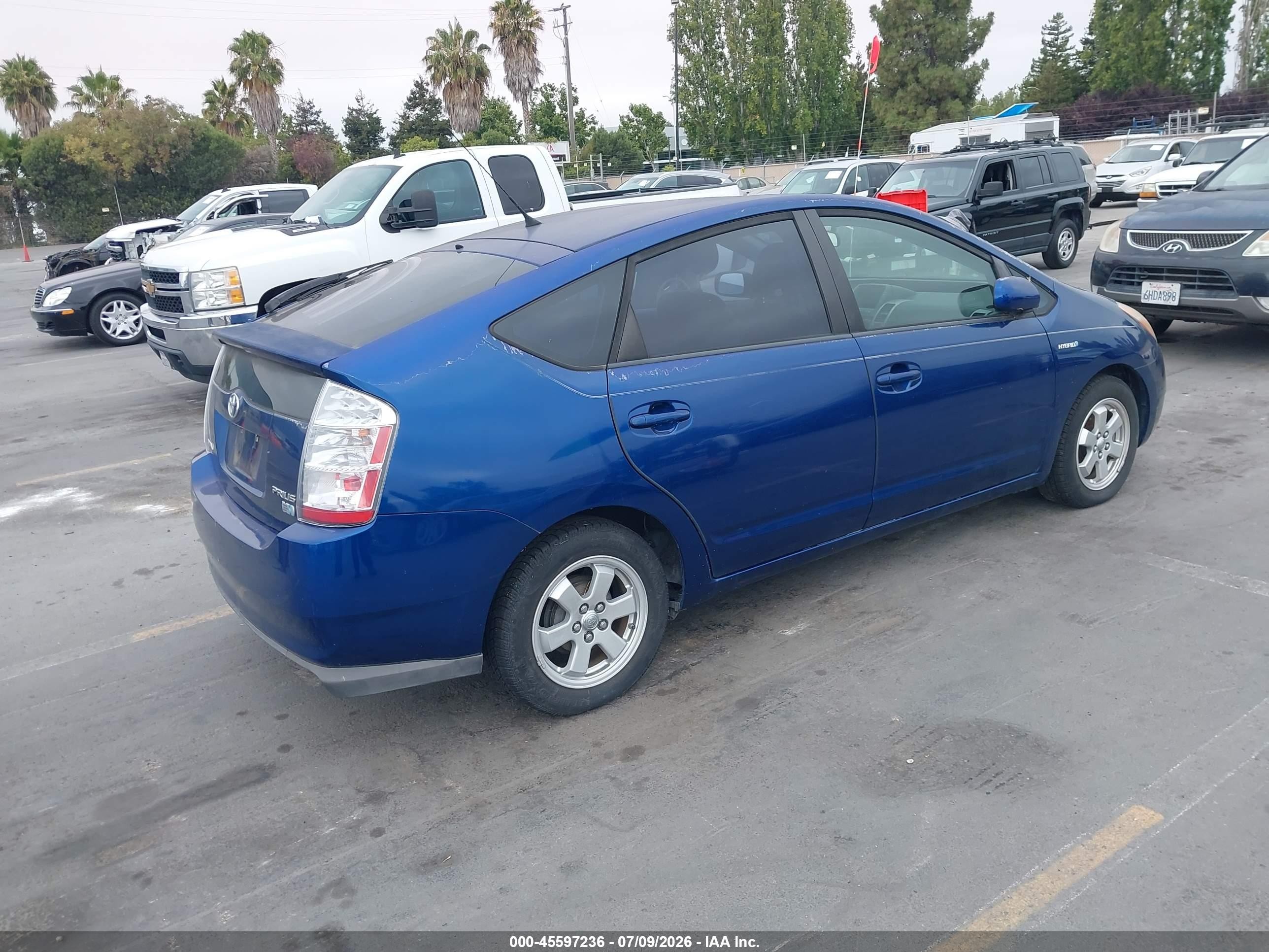 2009 Toyota Prius Standard Blue vin: JTDKB20U197871964