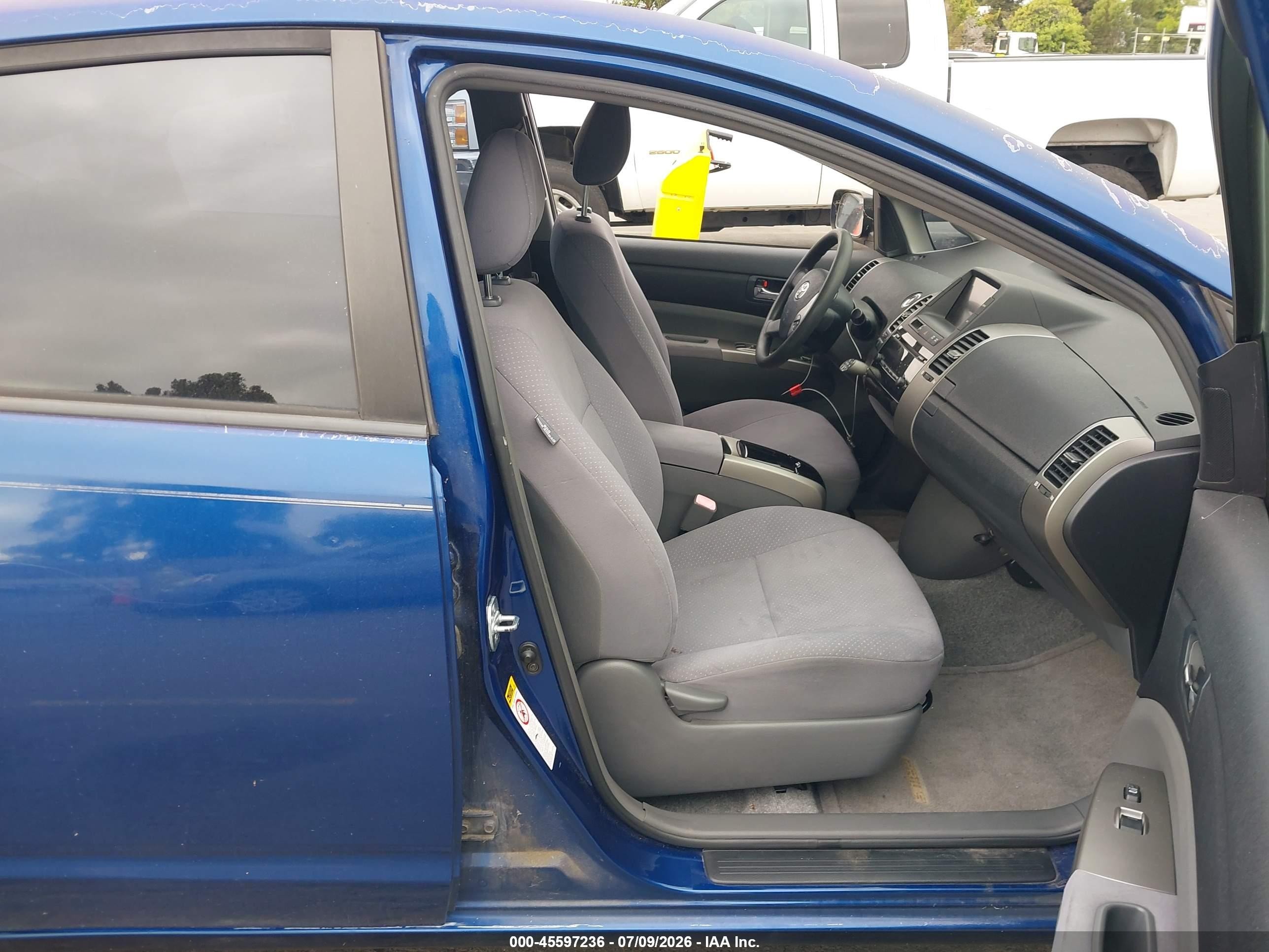 2009 Toyota Prius Standard Blue vin: JTDKB20U197871964