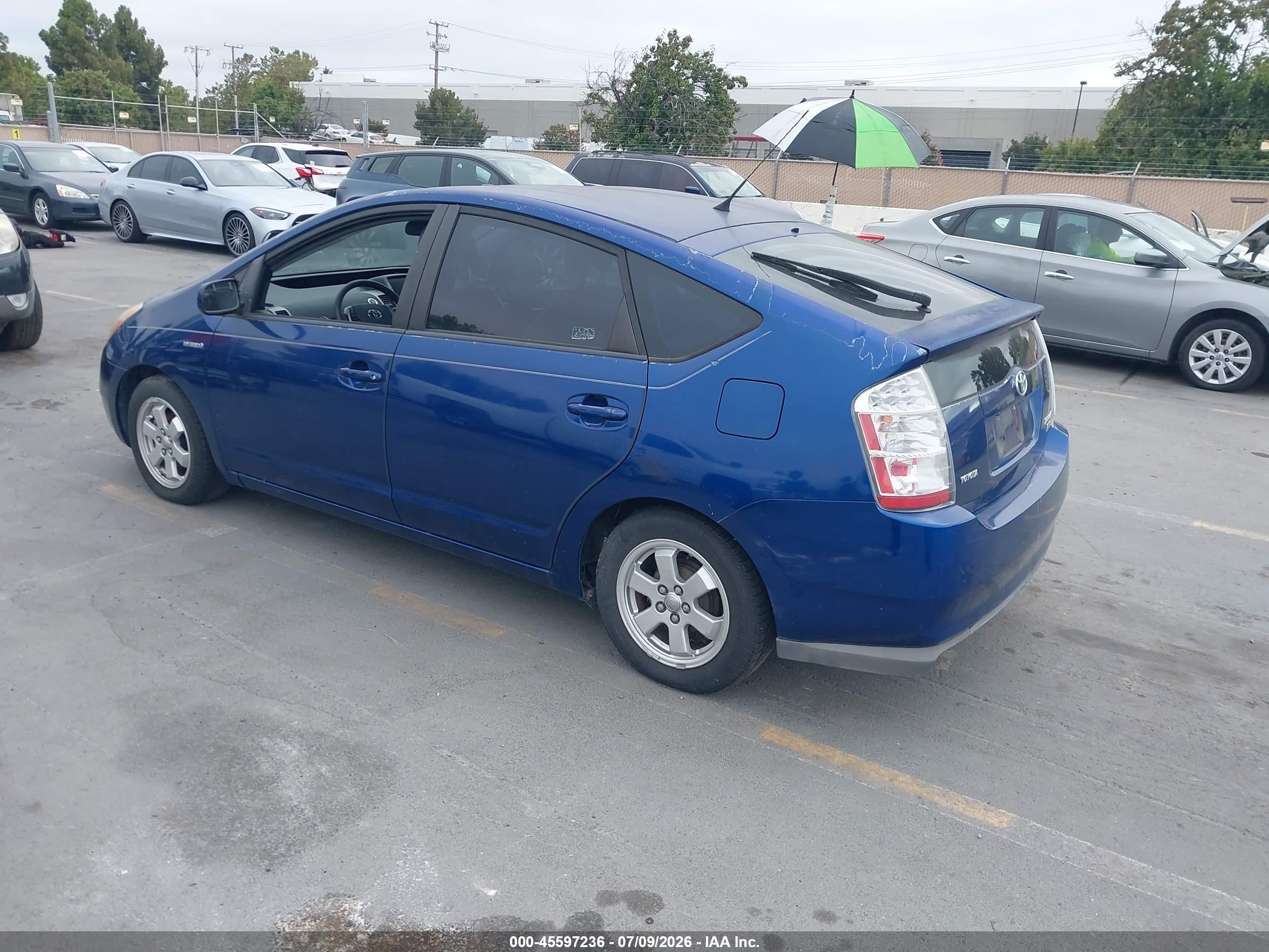 2009 Toyota Prius Standard Blue vin: JTDKB20U197871964