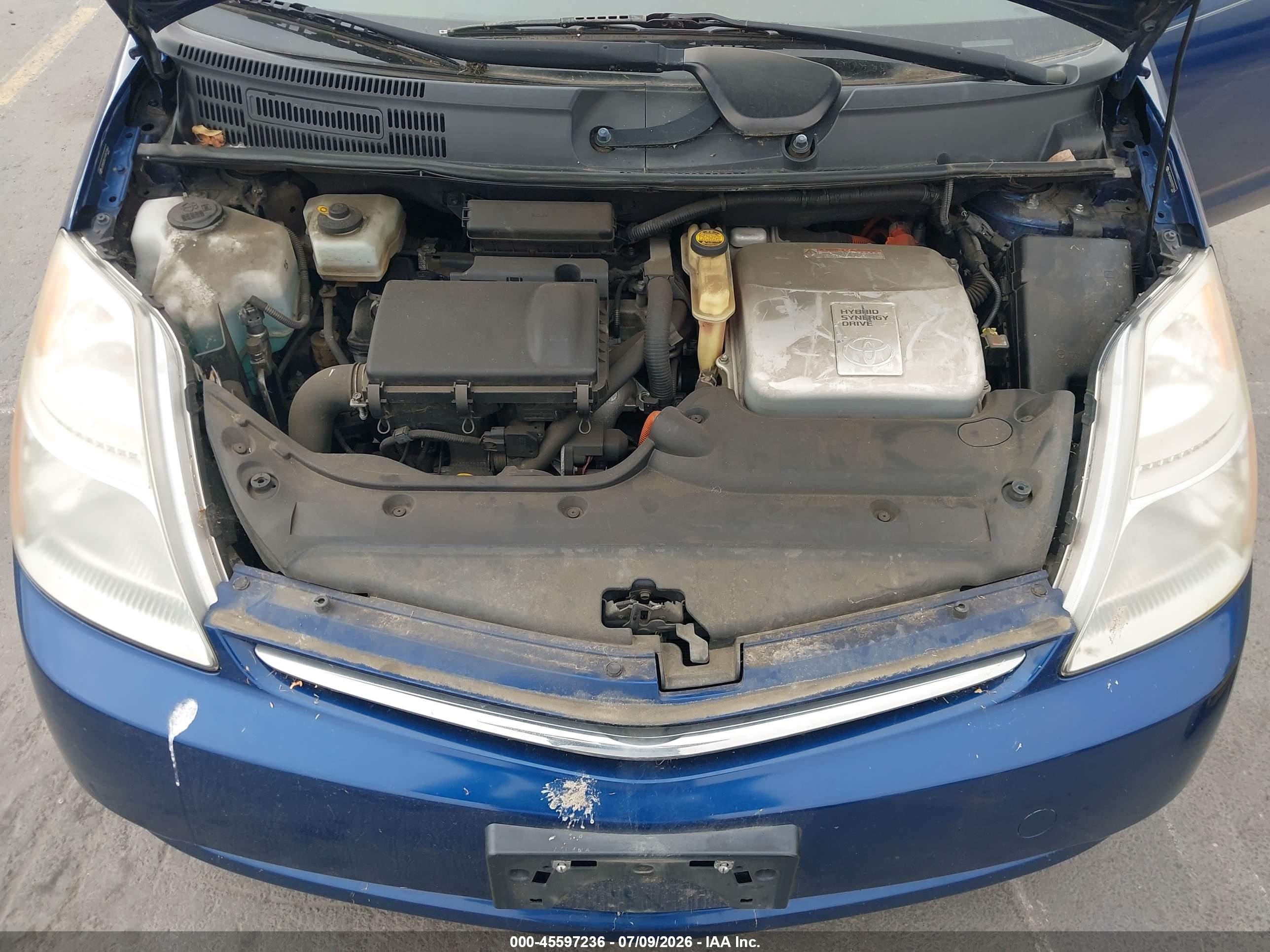 2009 Toyota Prius Standard Blue vin: JTDKB20U197871964
