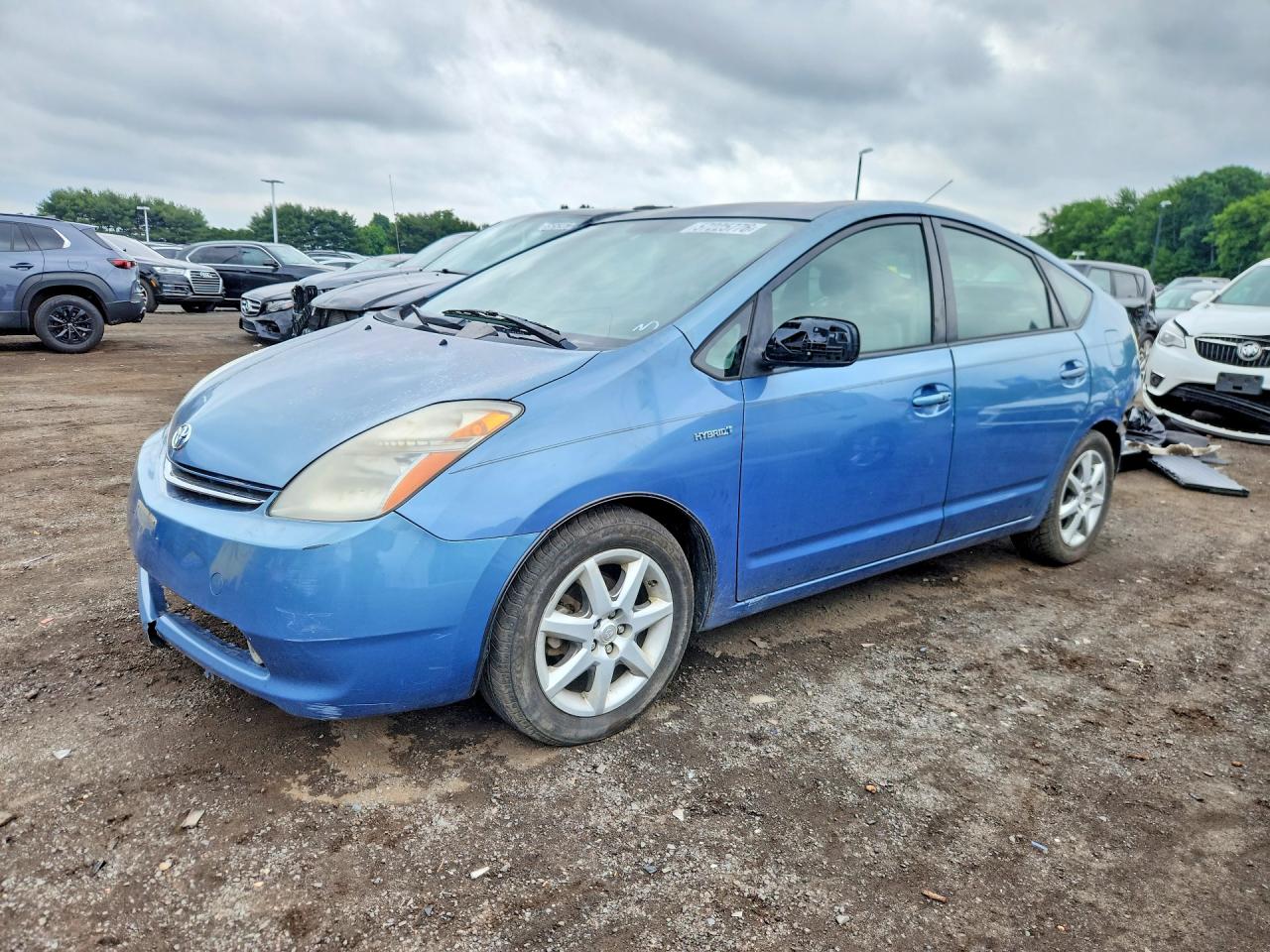 2009 Toyota Prius Touring Blue vin: JTDKB20U197876016