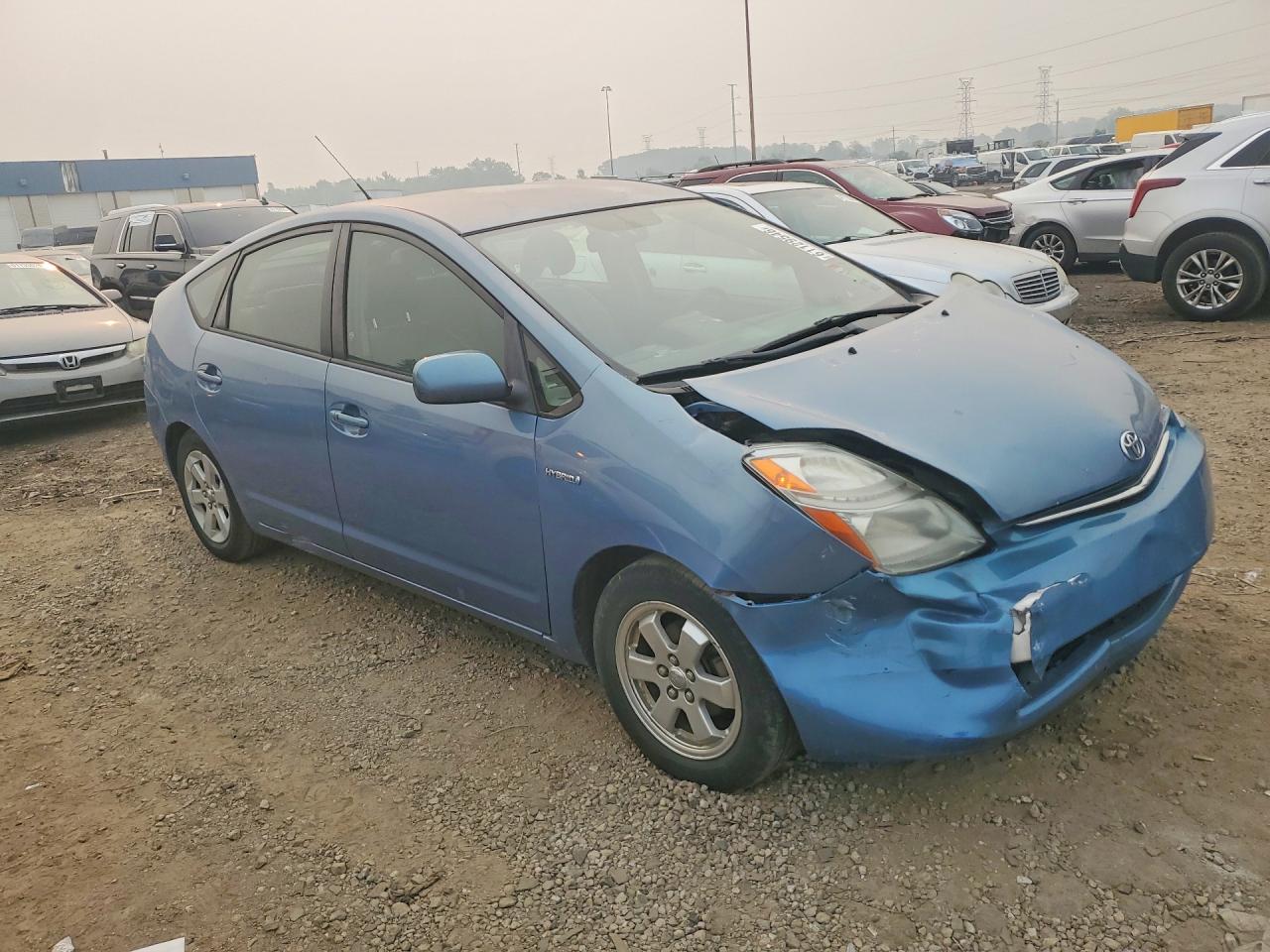 2009 Toyota Prius Base Blue vin: JTDKB20U197882608
