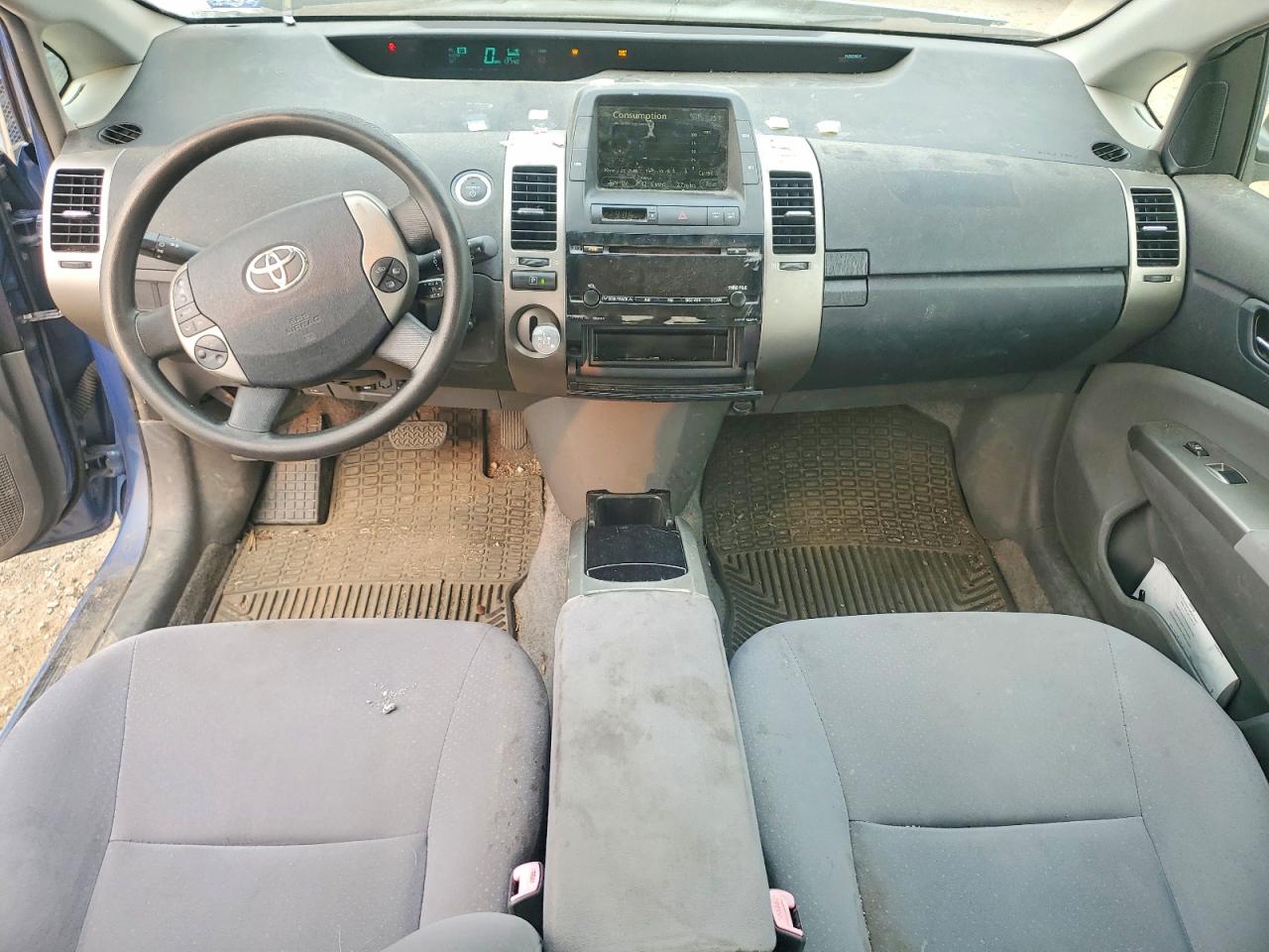 2009 Toyota Prius Base Blue vin: JTDKB20U197882608
