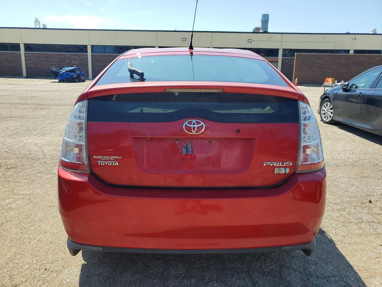 2009 Toyota Prius Base Red vin: JTDKB20U197889929