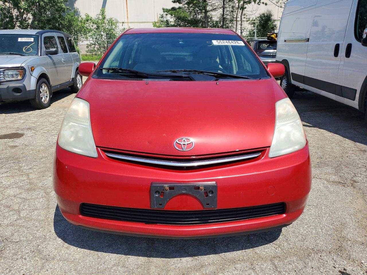 2009 Toyota Prius Base Red vin: JTDKB20U197889929