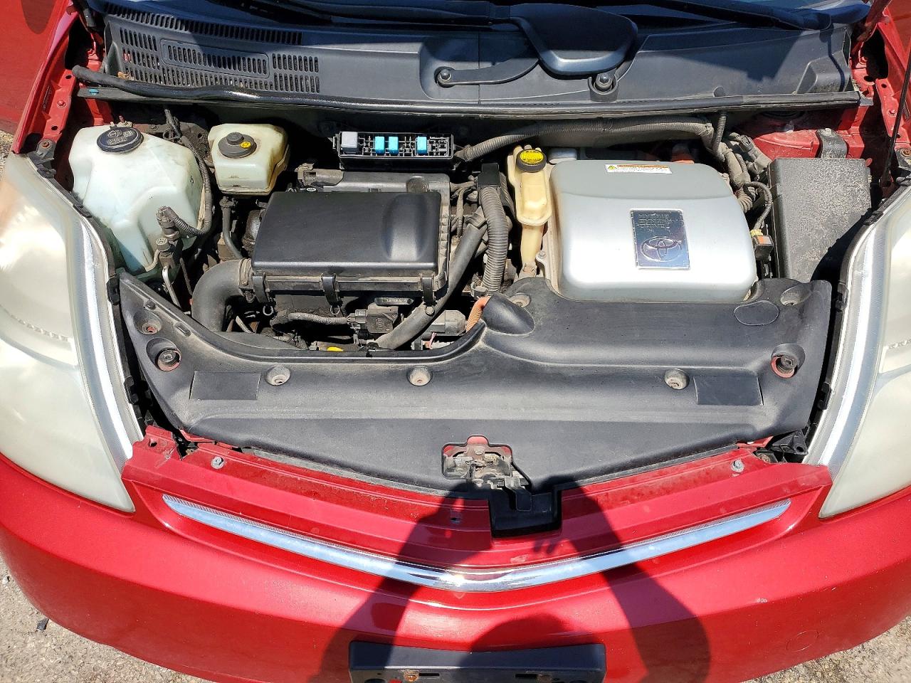 2009 Toyota Prius Base Red vin: JTDKB20U197889929