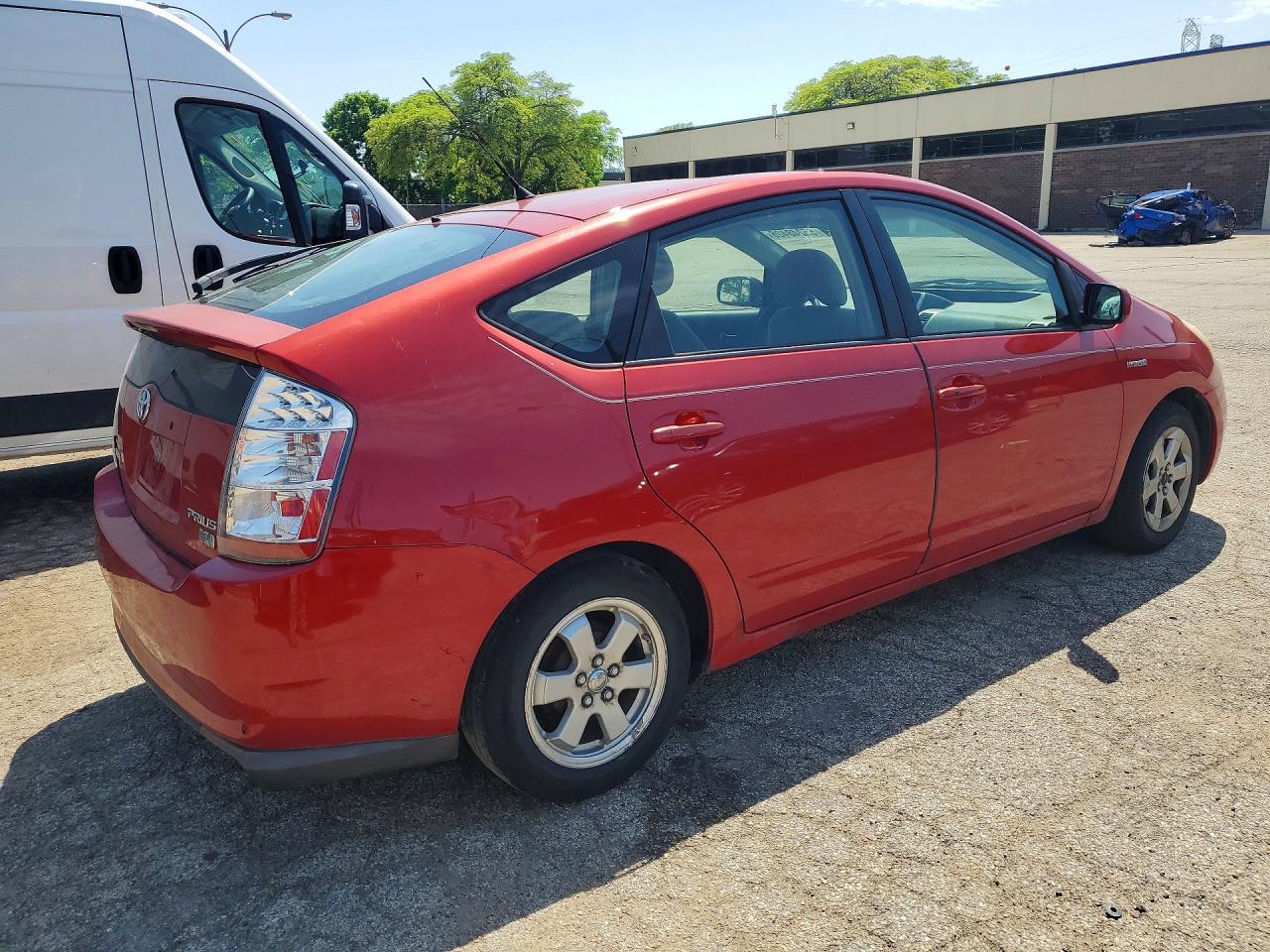2009 Toyota Prius Base Red vin: JTDKB20U197889929