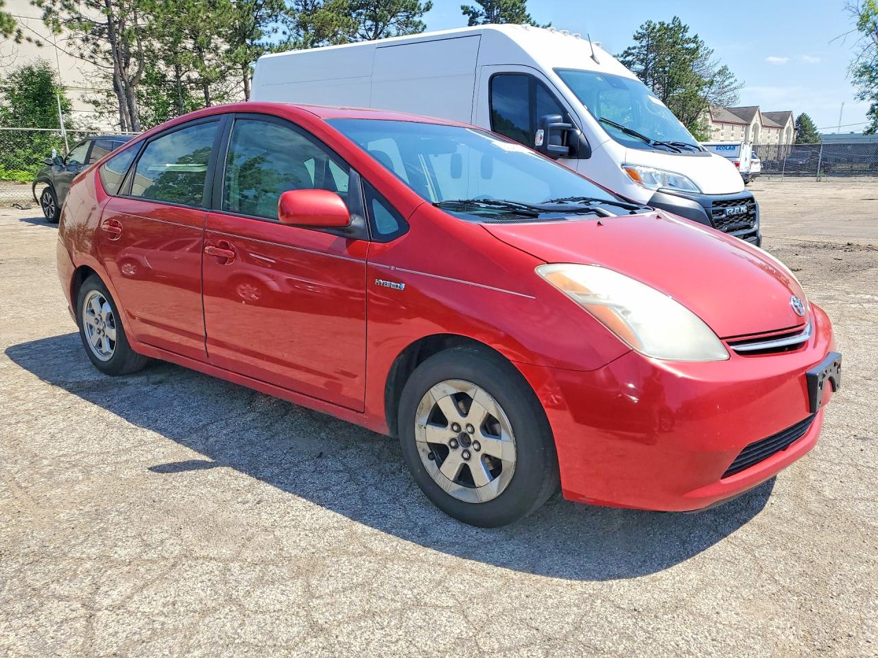 2009 Toyota Prius Base Red vin: JTDKB20U197889929