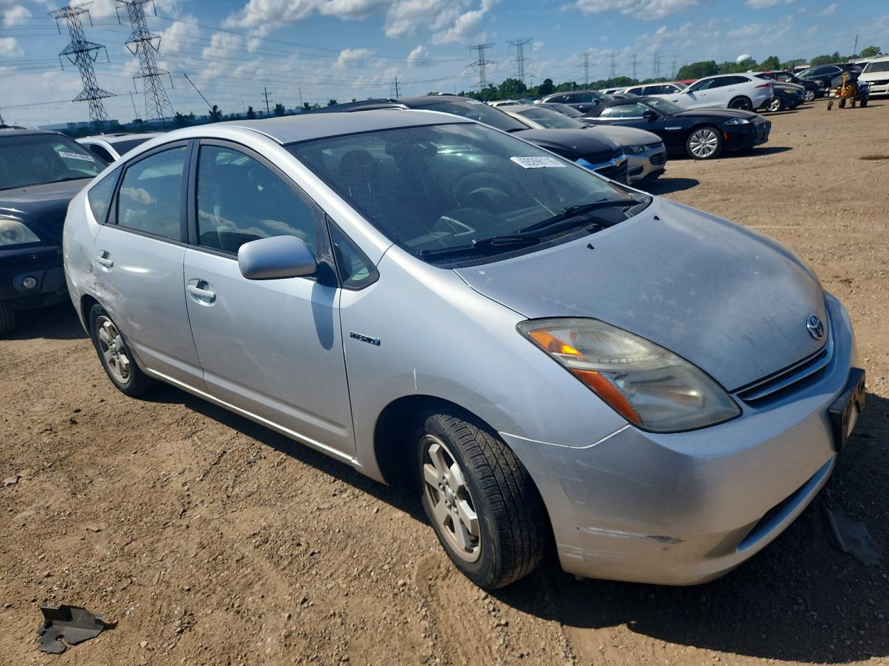 2009 Toyota Prius Standard Серебряный vin: JTDKB20U197891535