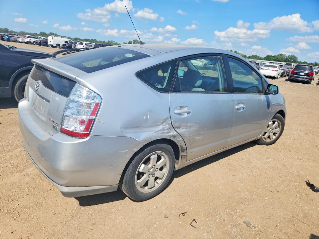 2009 Toyota Prius Standard Серебряный vin: JTDKB20U197891535