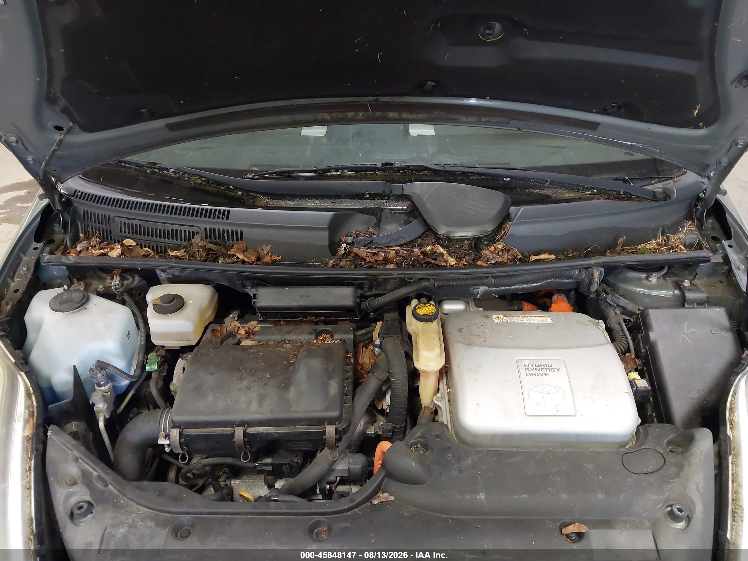 2005 Toyota Prius Gray vin: JTDKB20U253058375