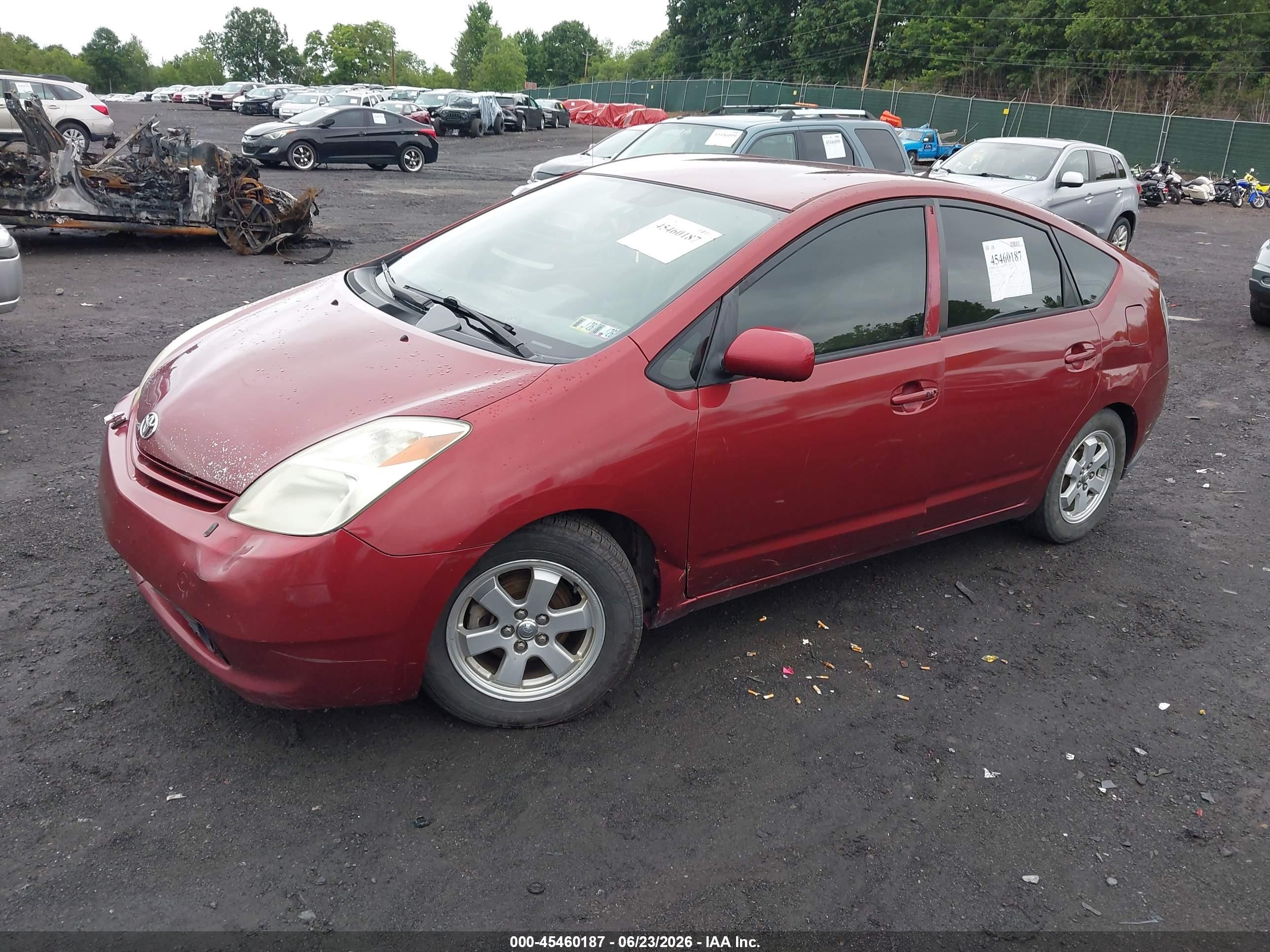 2005 Toyota Prius   Burgundy vin: JTDKB20U253092302