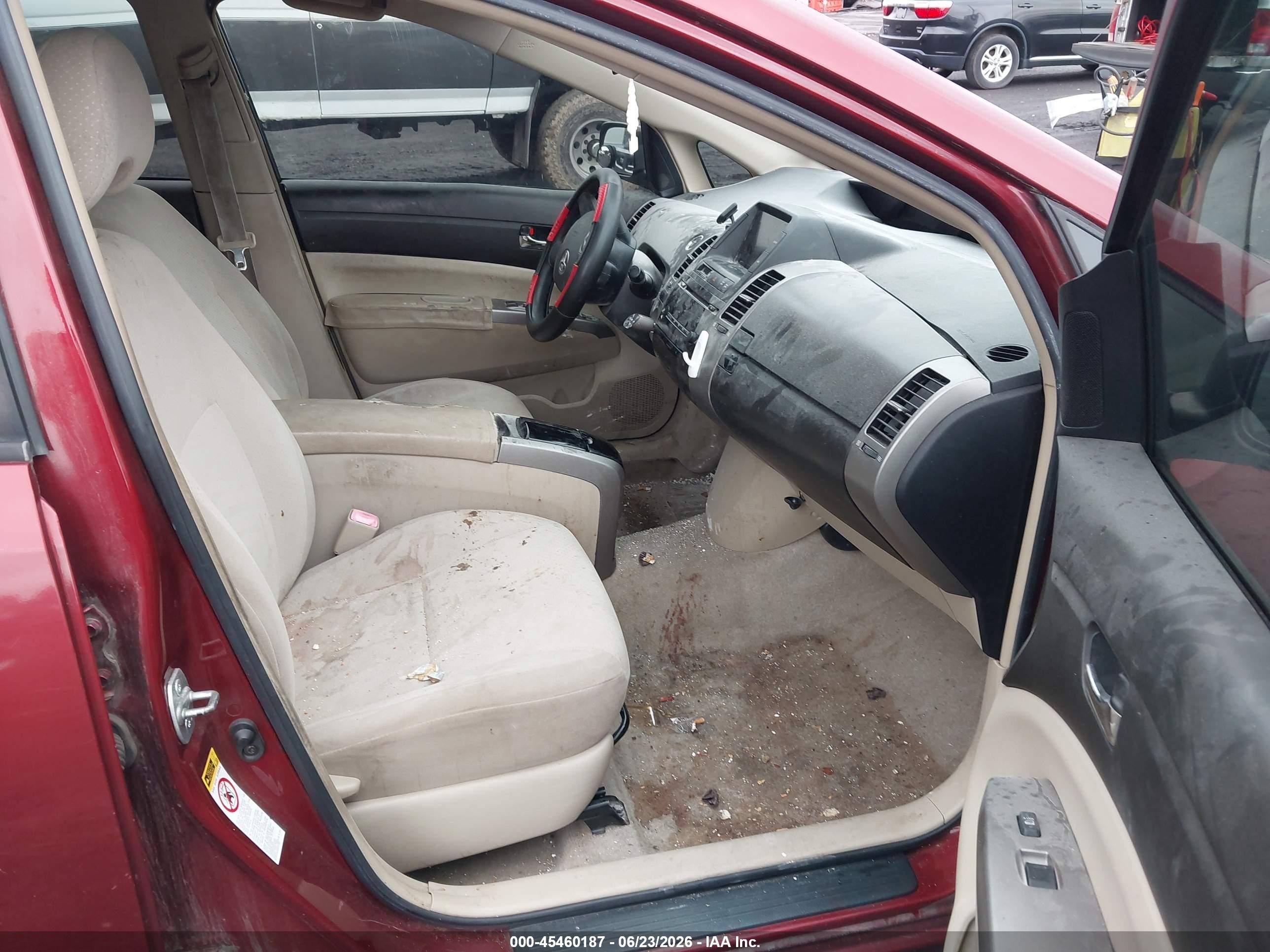 2005 Toyota Prius   Burgundy vin: JTDKB20U253092302