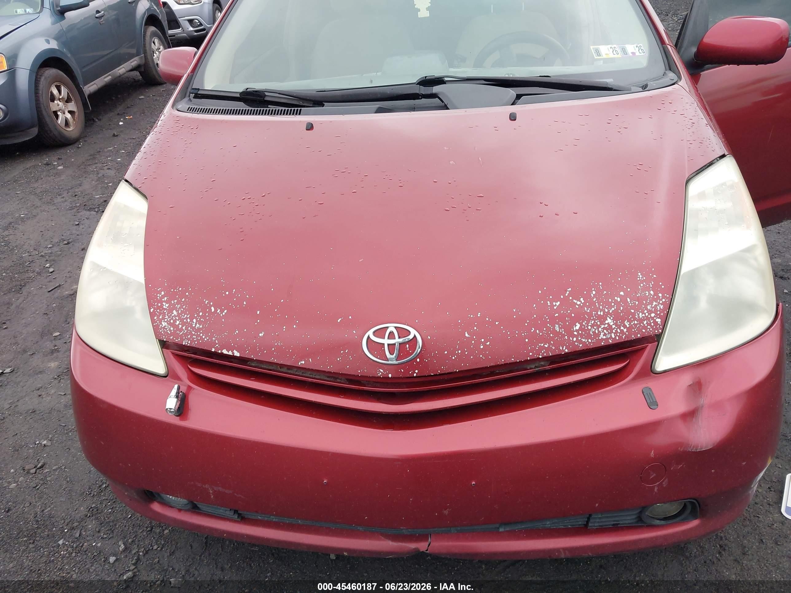 2005 Toyota Prius   Burgundy vin: JTDKB20U253092302
