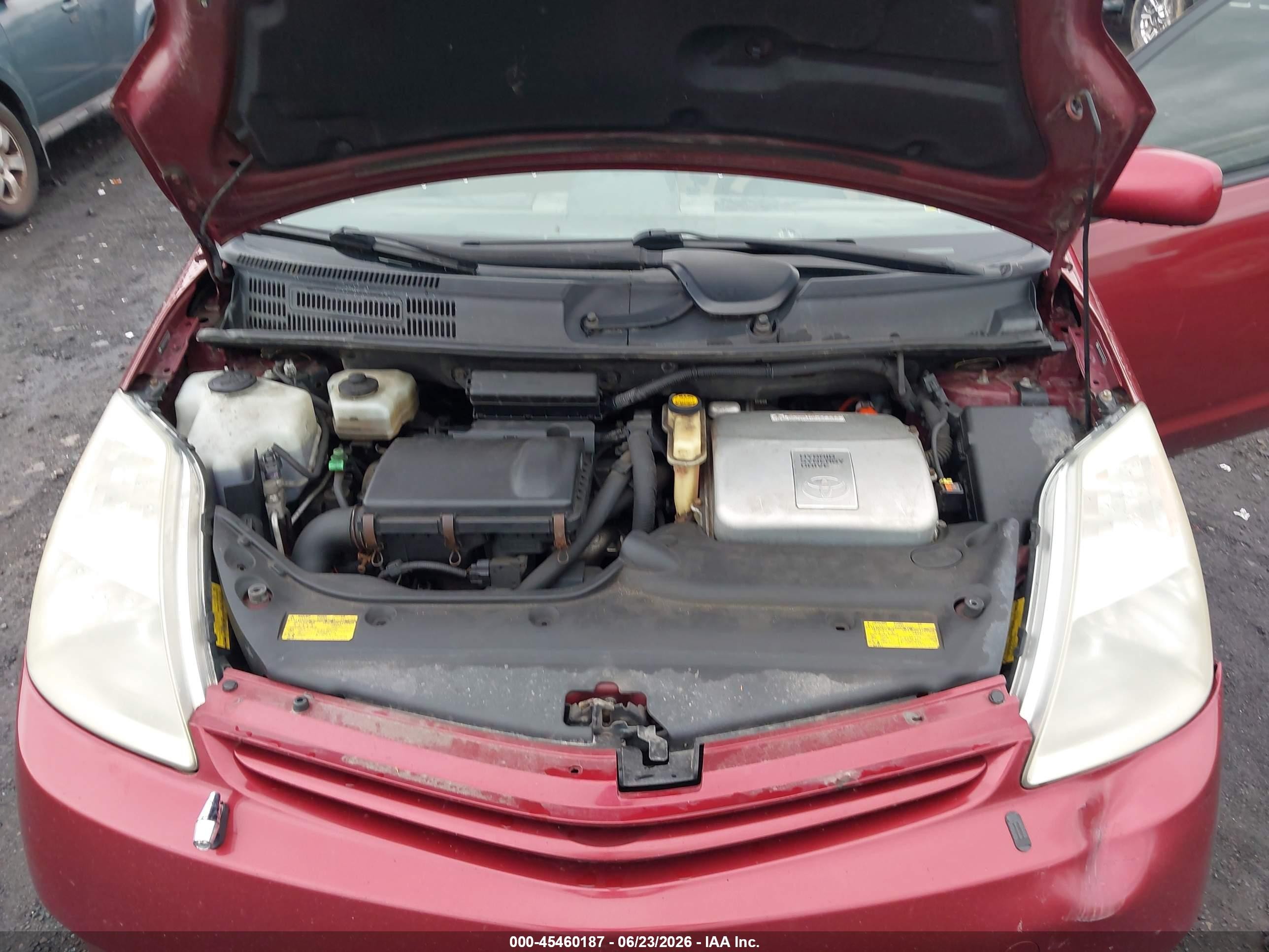 2005 Toyota Prius   Burgundy vin: JTDKB20U253092302