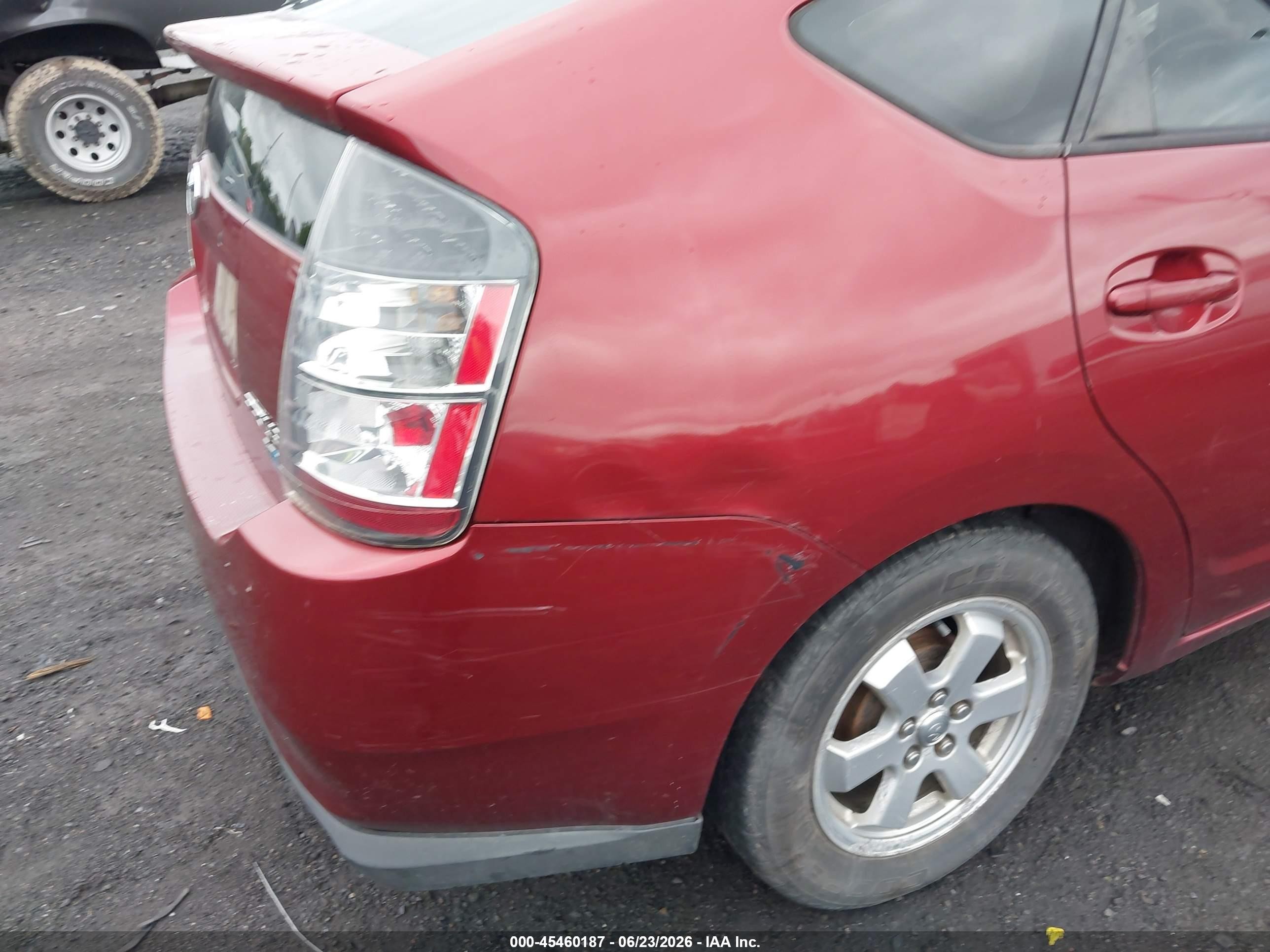 2005 Toyota Prius   Burgundy vin: JTDKB20U253092302