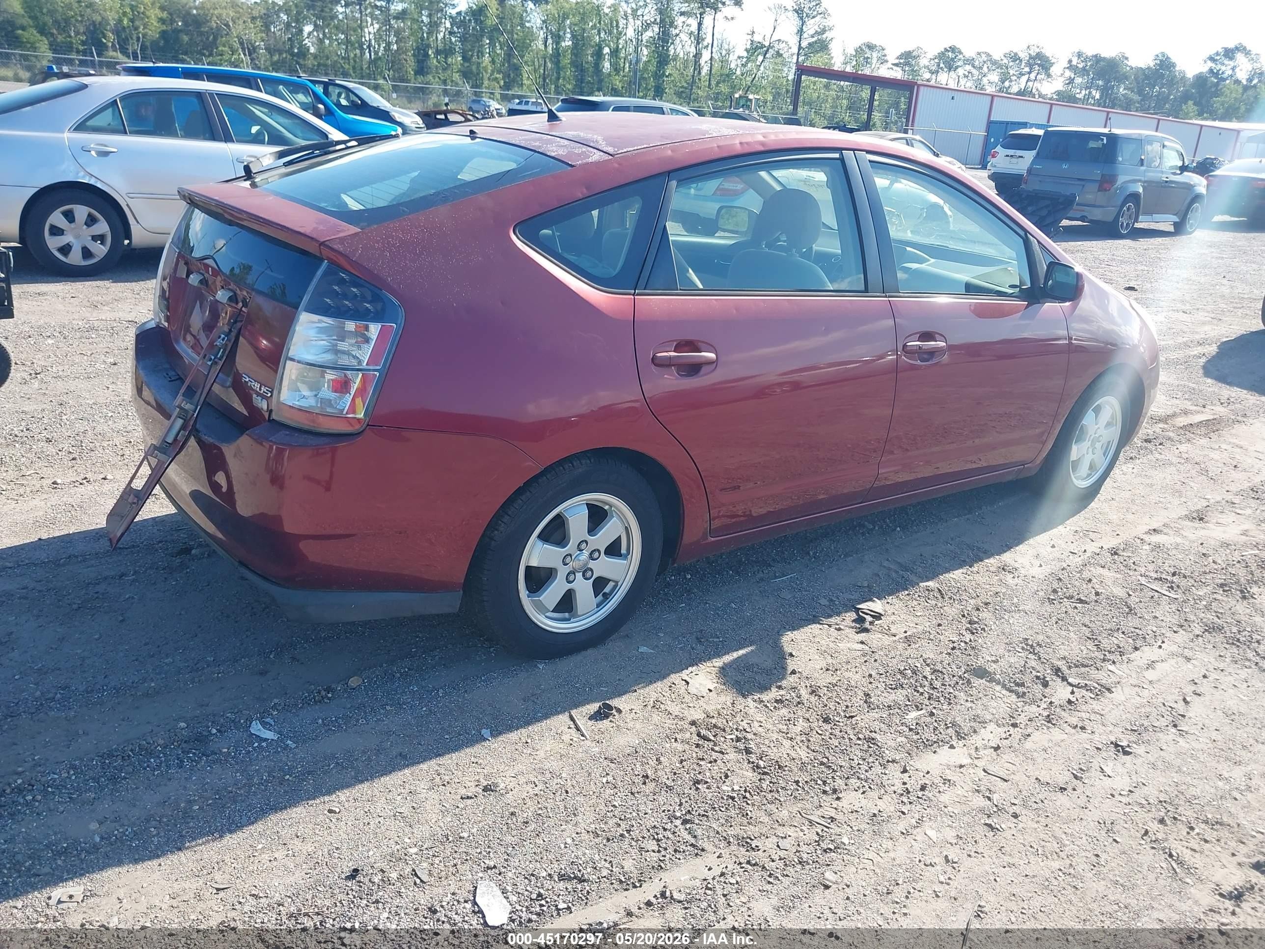 2005 Toyota Prius   Burgundy vin: JTDKB20U257023201