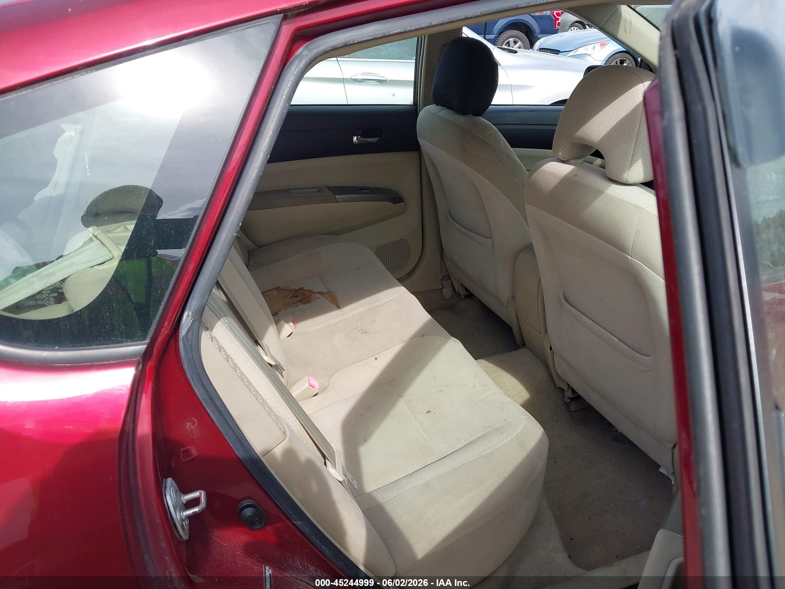 2005 Toyota Prius   Красный vin: JTDKB20U257042198