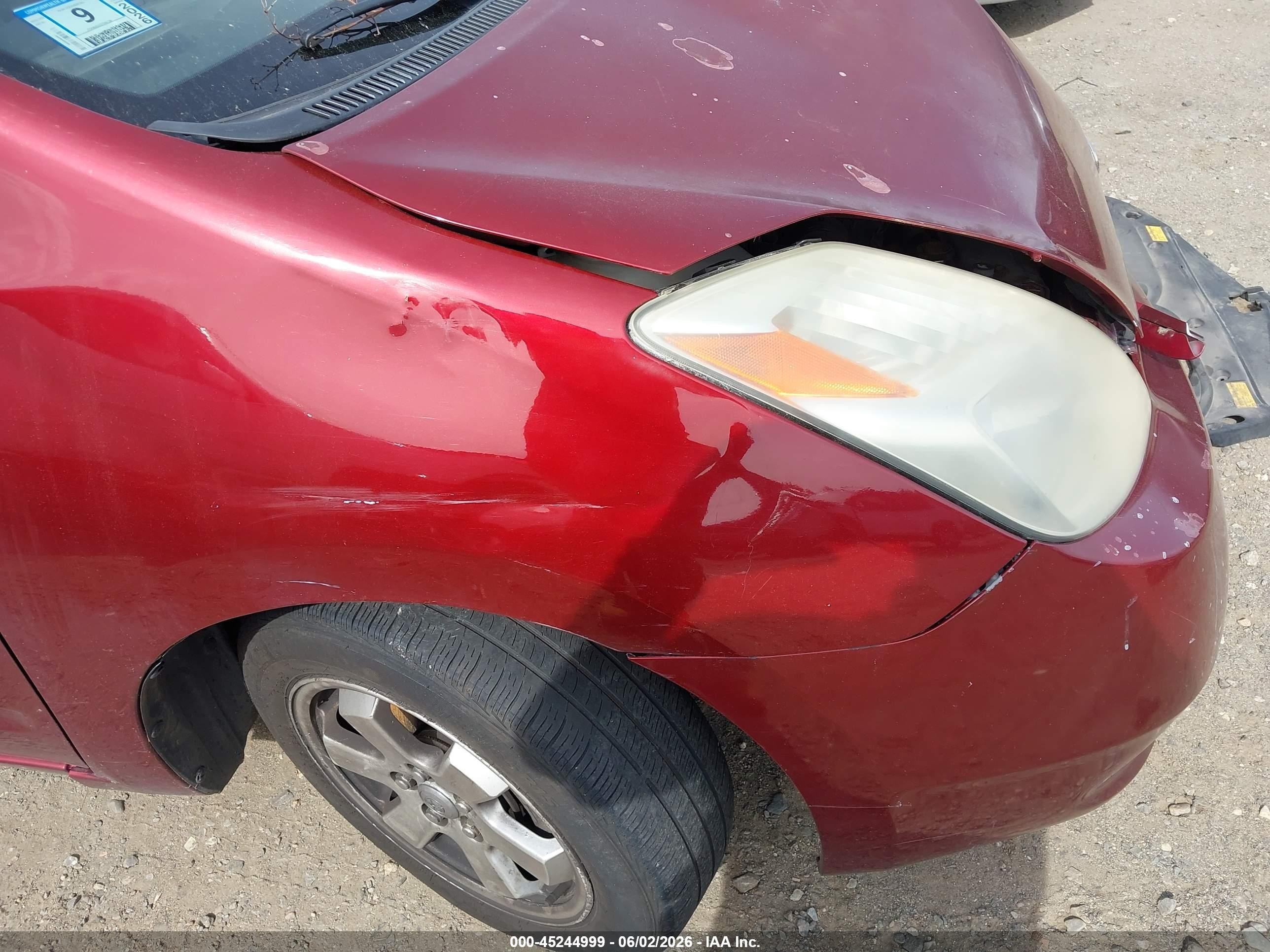 2005 Toyota Prius   Красный vin: JTDKB20U257042198