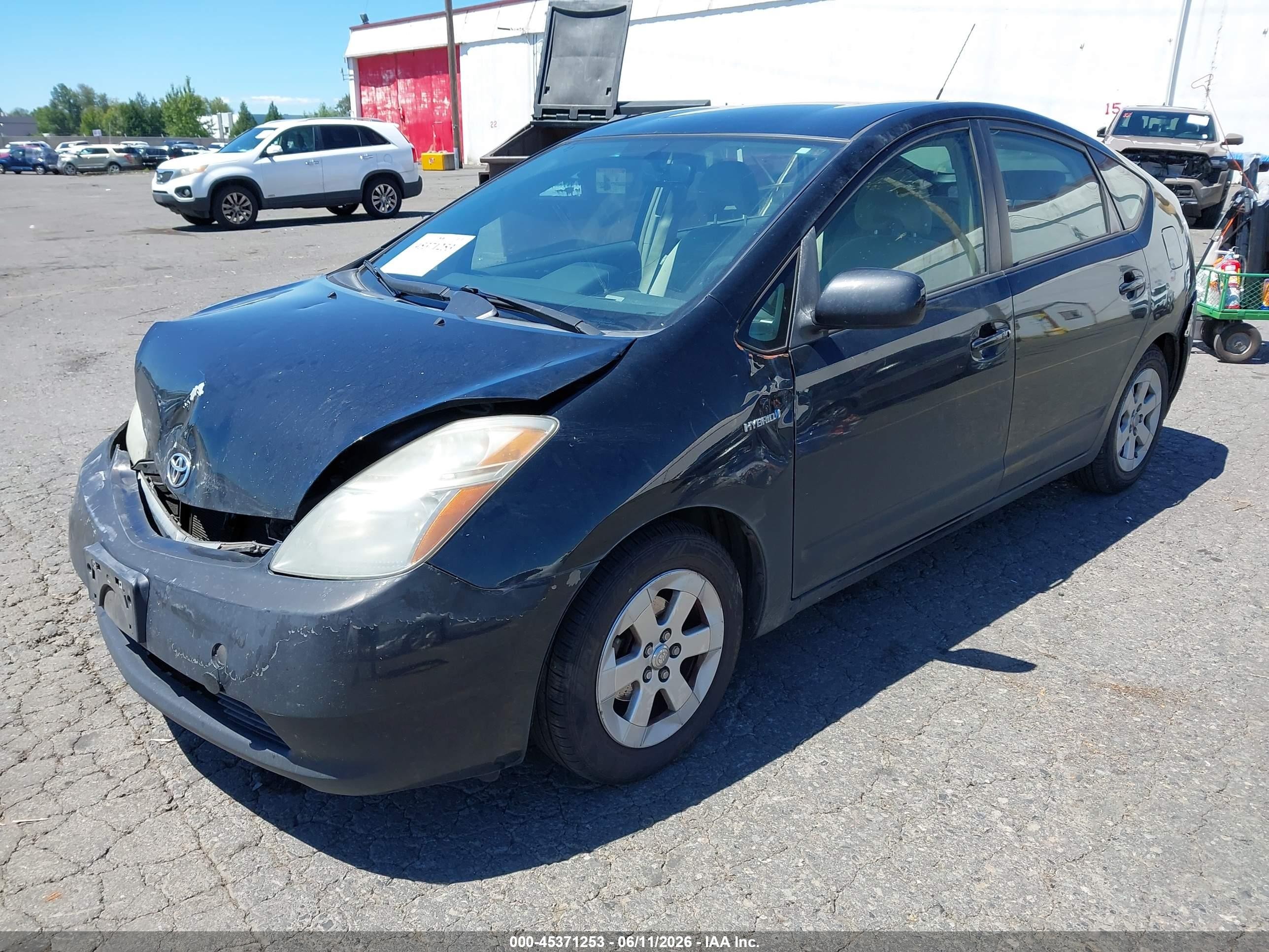 2006 Toyota Prius   Black vin: JTDKB20U263130743