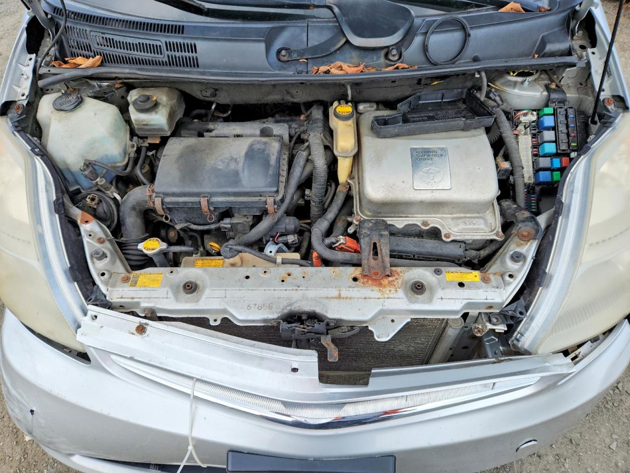 2006 Toyota Prius Base Silver vin: JTDKB20U263160714