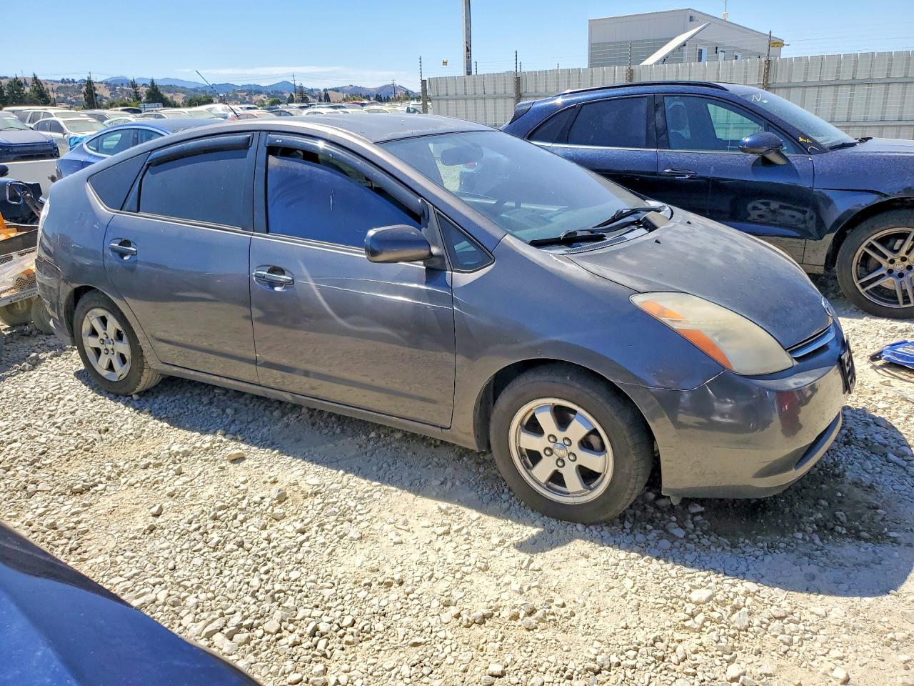 2006 Toyota Prius Base Gray vin: JTDKB20U263179537