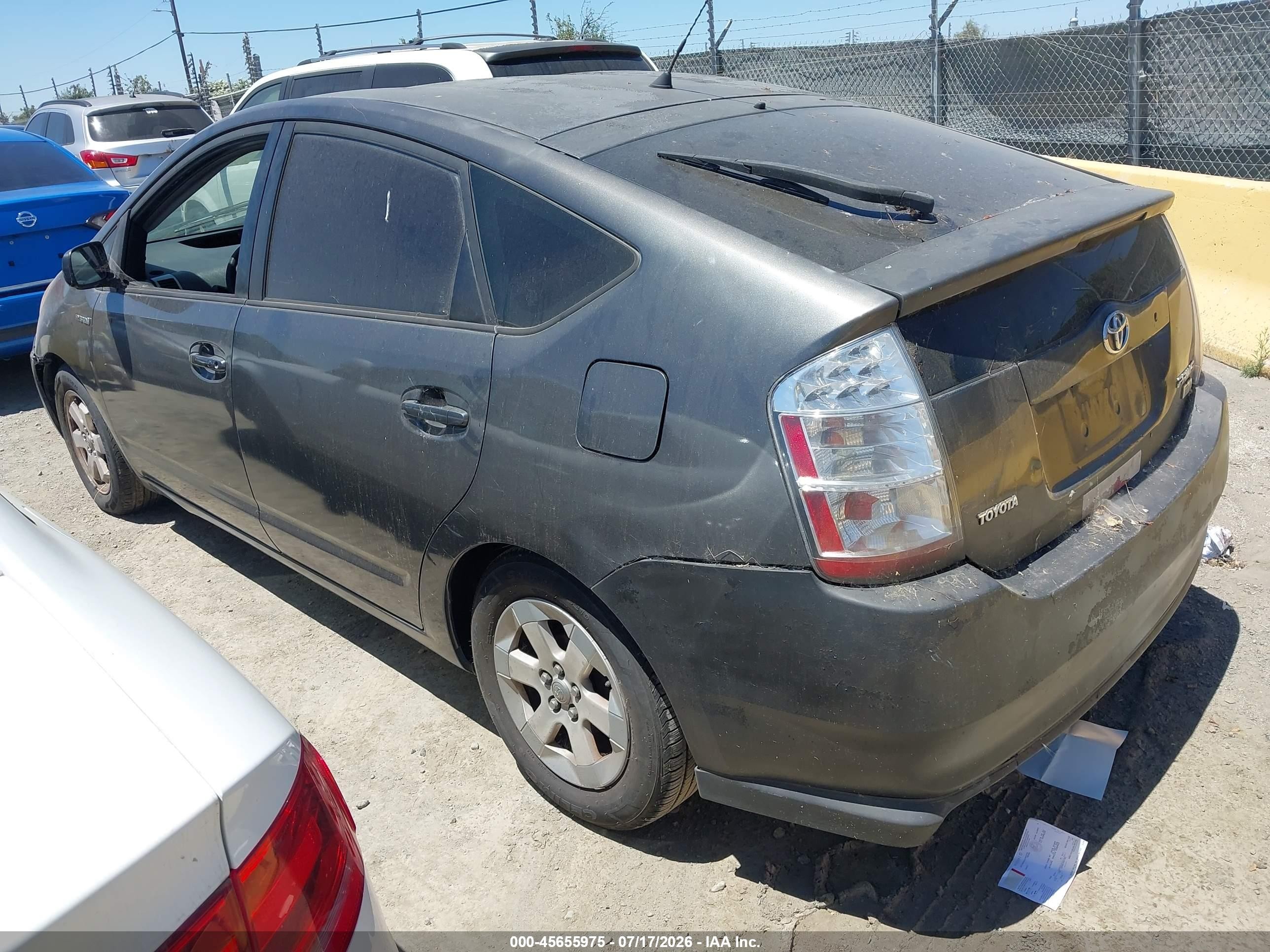 2006 Toyota Prius   Gray vin: JTDKB20U263181790