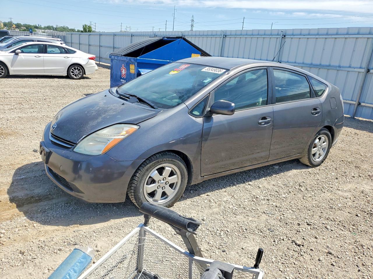 2006 Toyota Prius Base Silver vin: JTDKB20U263189579