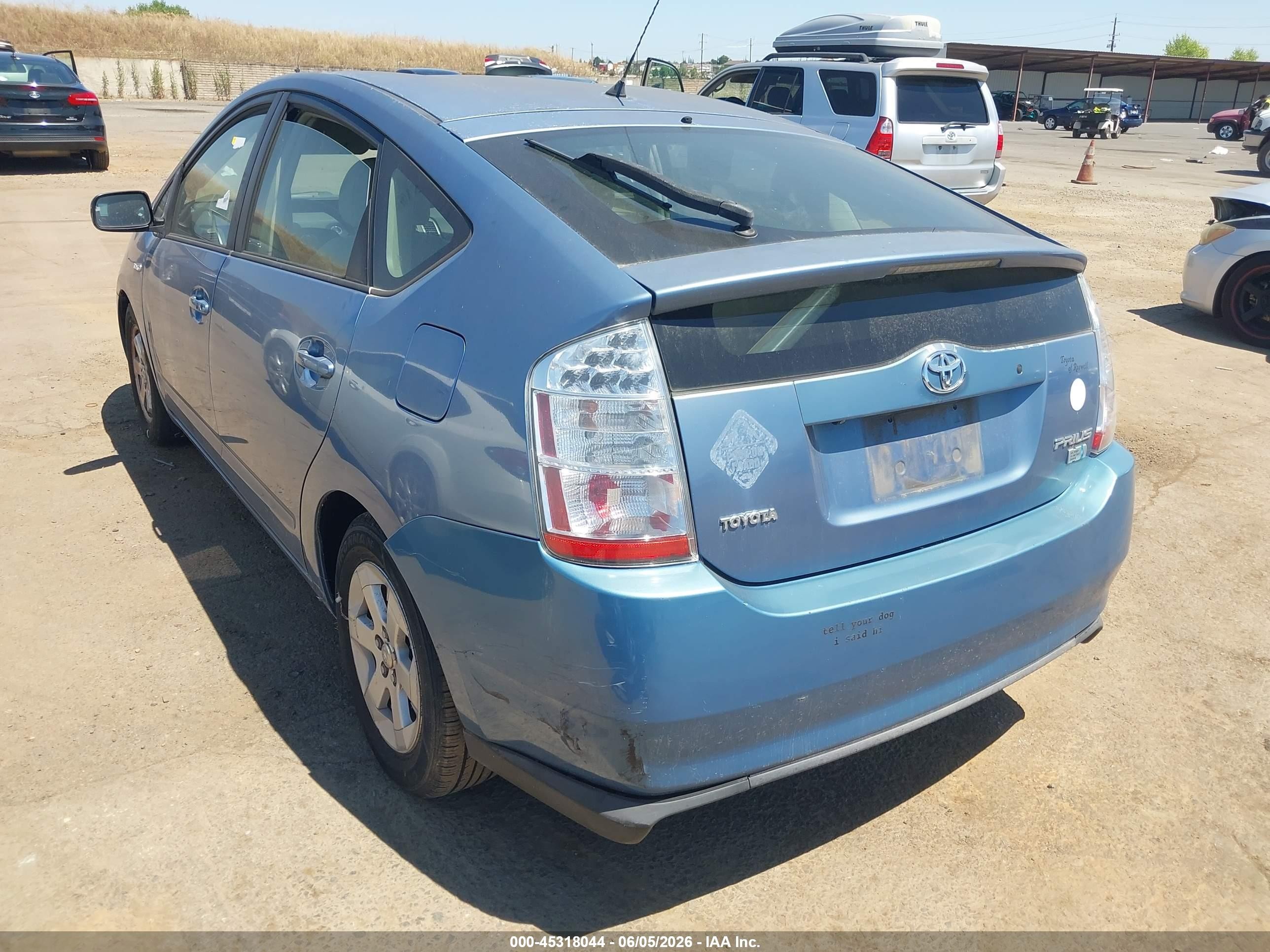 2006 Toyota Prius   Blue vin: JTDKB20U267070634