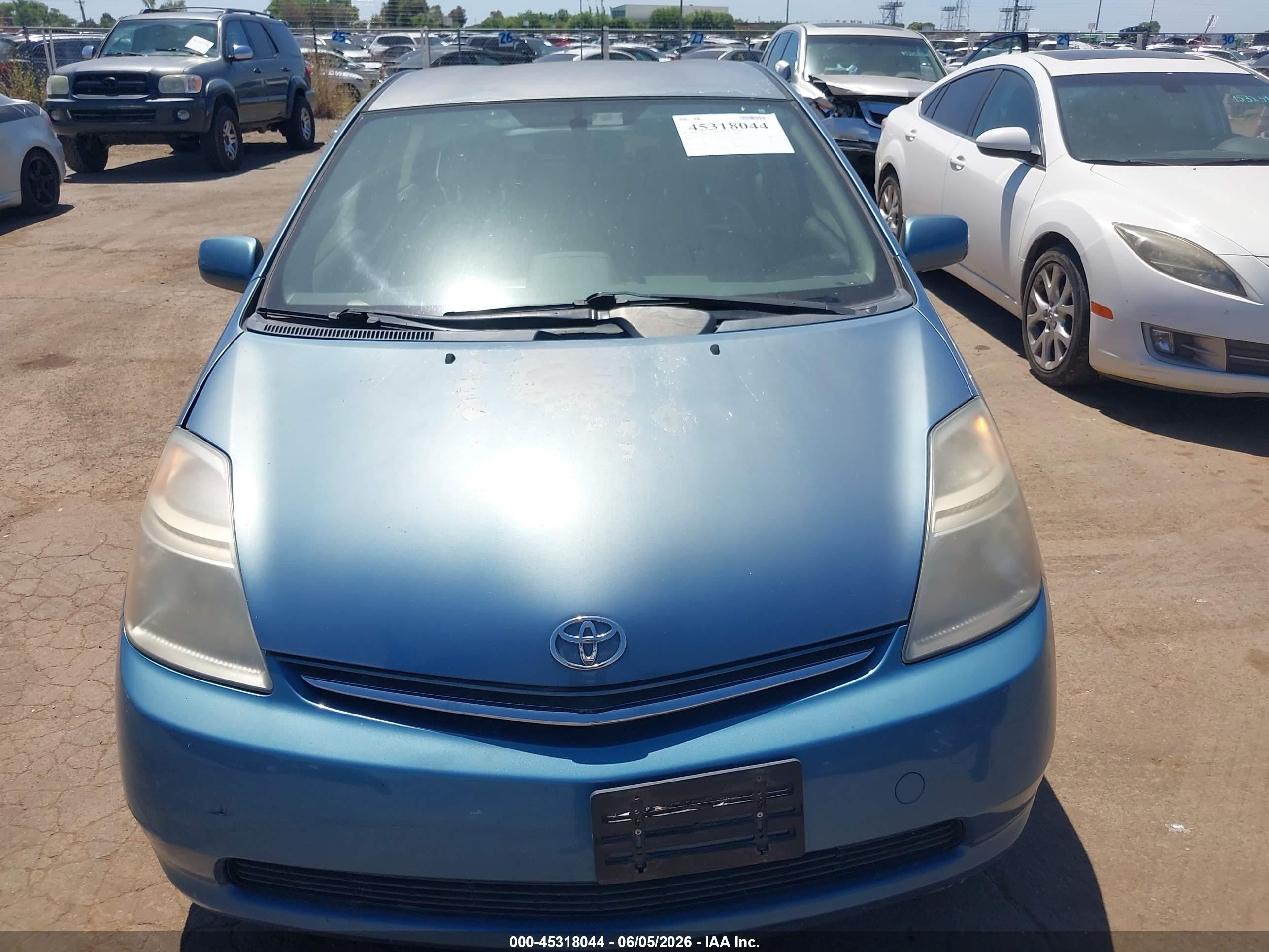 2006 Toyota Prius   Blue vin: JTDKB20U267070634