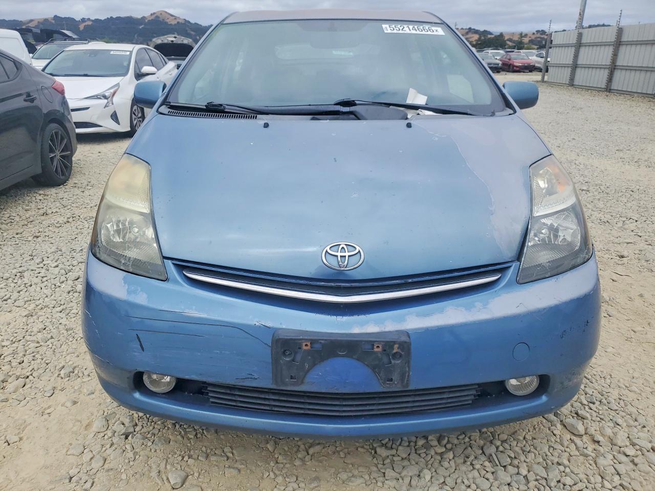 2006 Toyota Prius Base Blue vin: JTDKB20U267076837