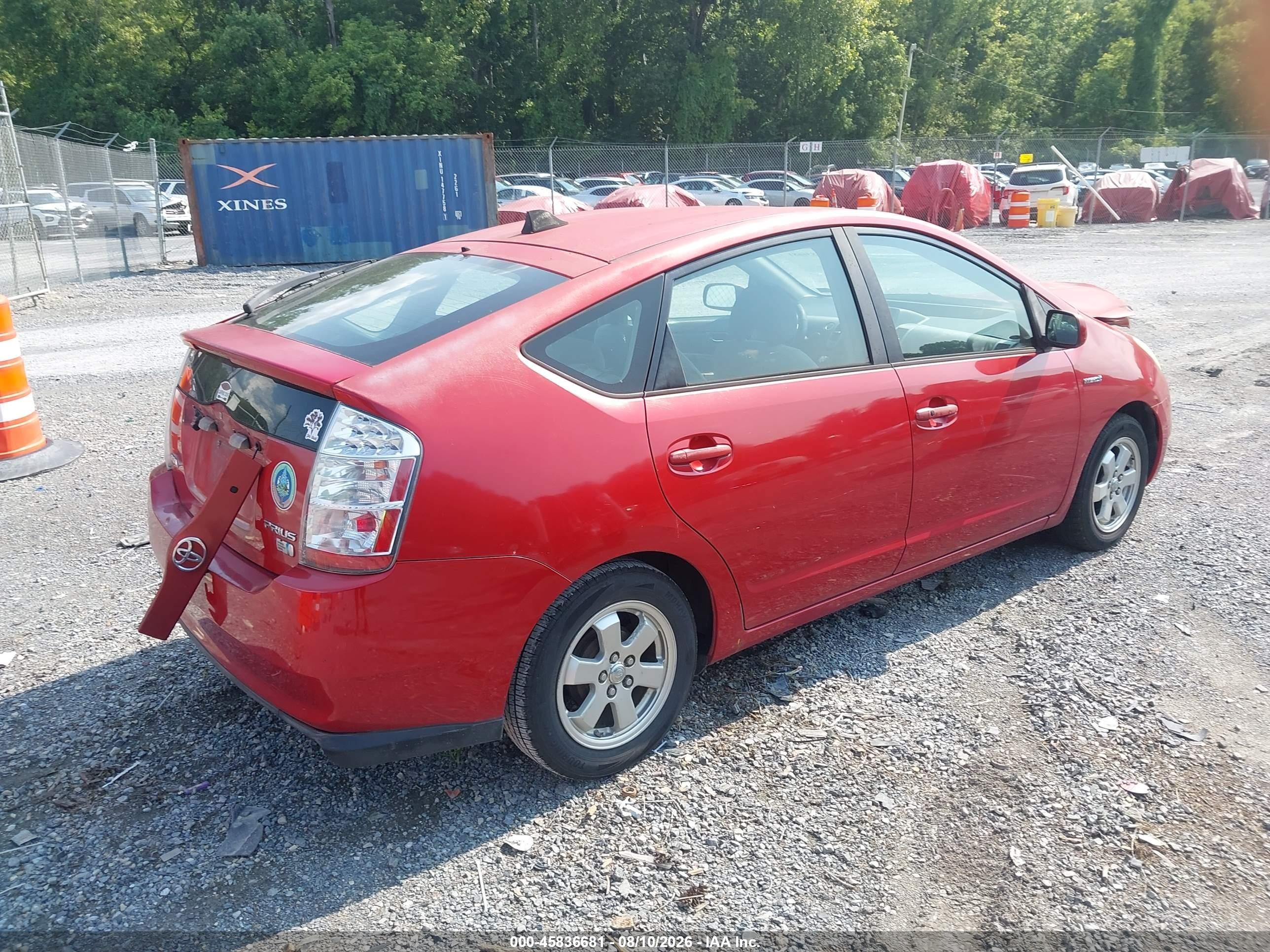 2006 Toyota Prius   Red vin: JTDKB20U267502767
