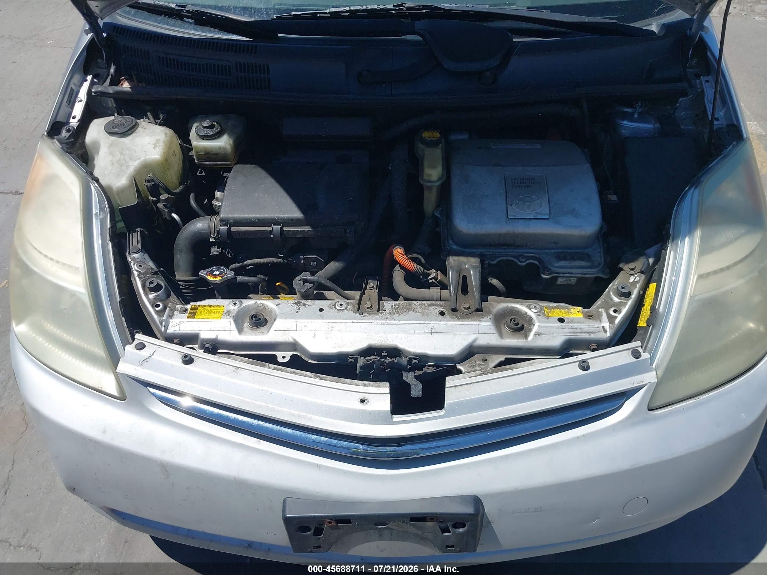 2006 Toyota Prius   Gray vin: JTDKB20U267504129